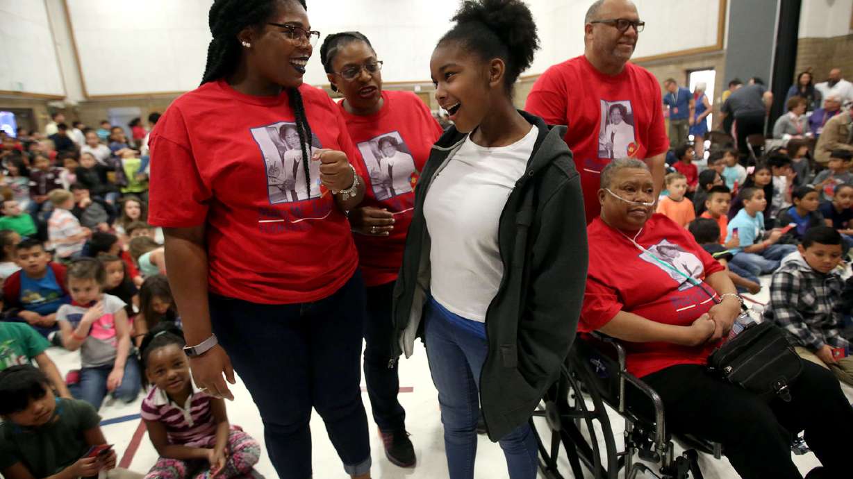 'Dream big!' daughter of Mary Jackson tells students at school named for her mom