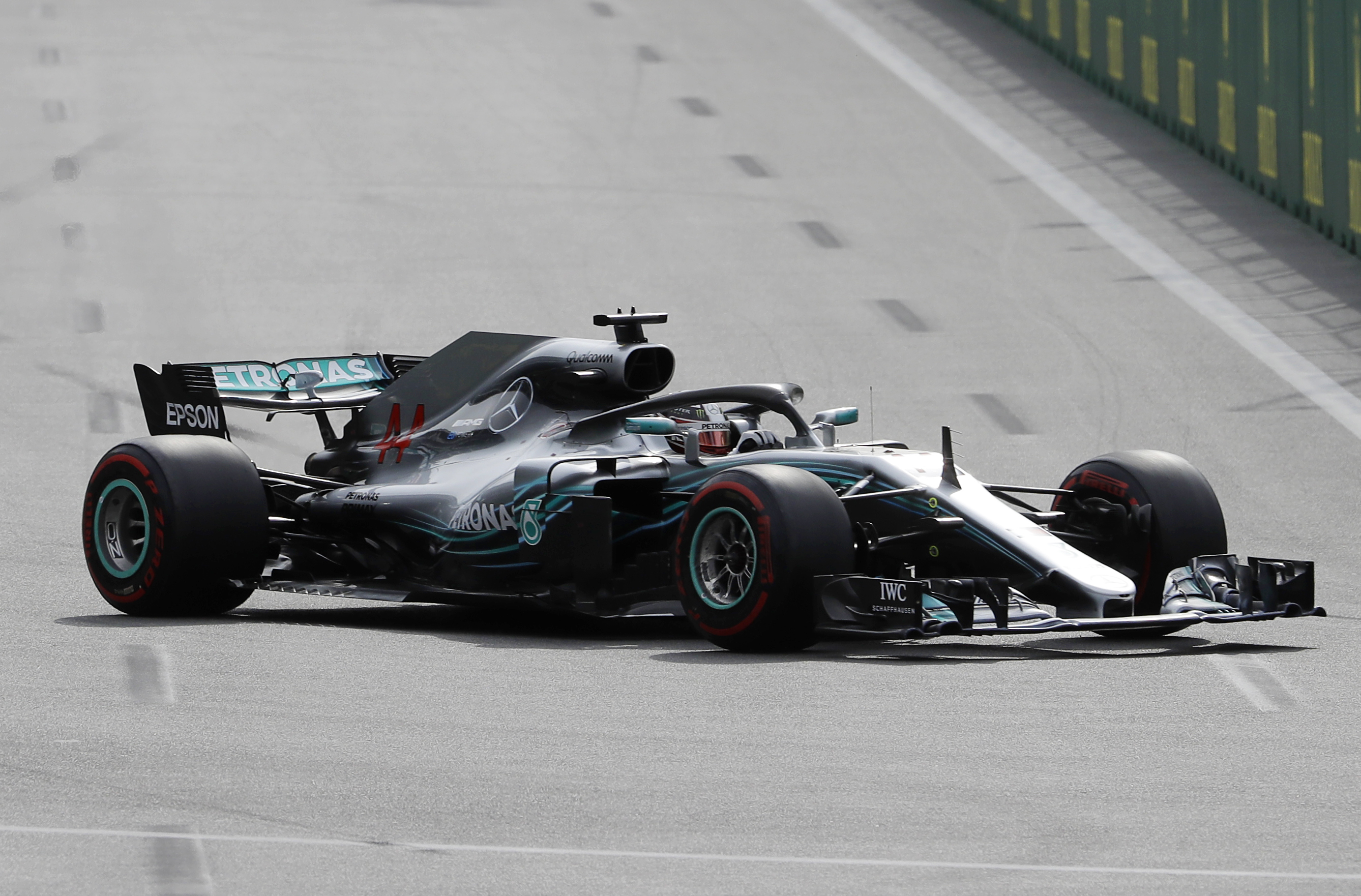 Lucky Hamilton wins incident-packed Azerbaijan Grand Prix