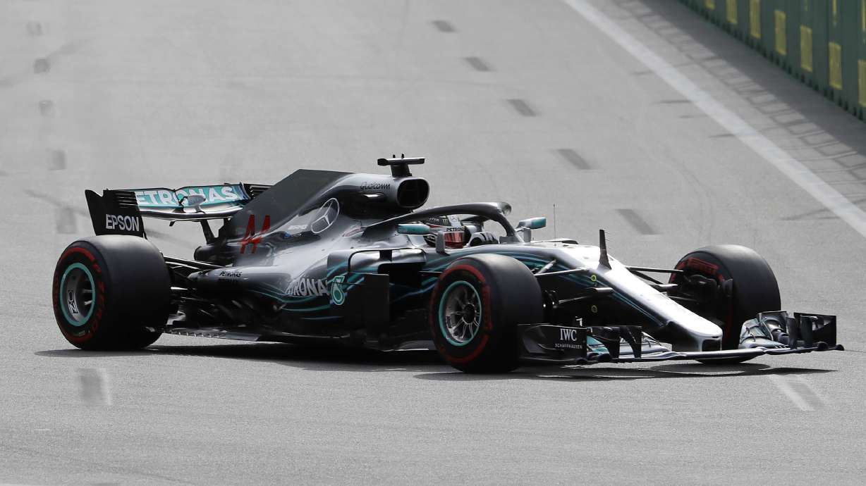 Lucky Hamilton wins incident-packed Azerbaijan Grand Prix