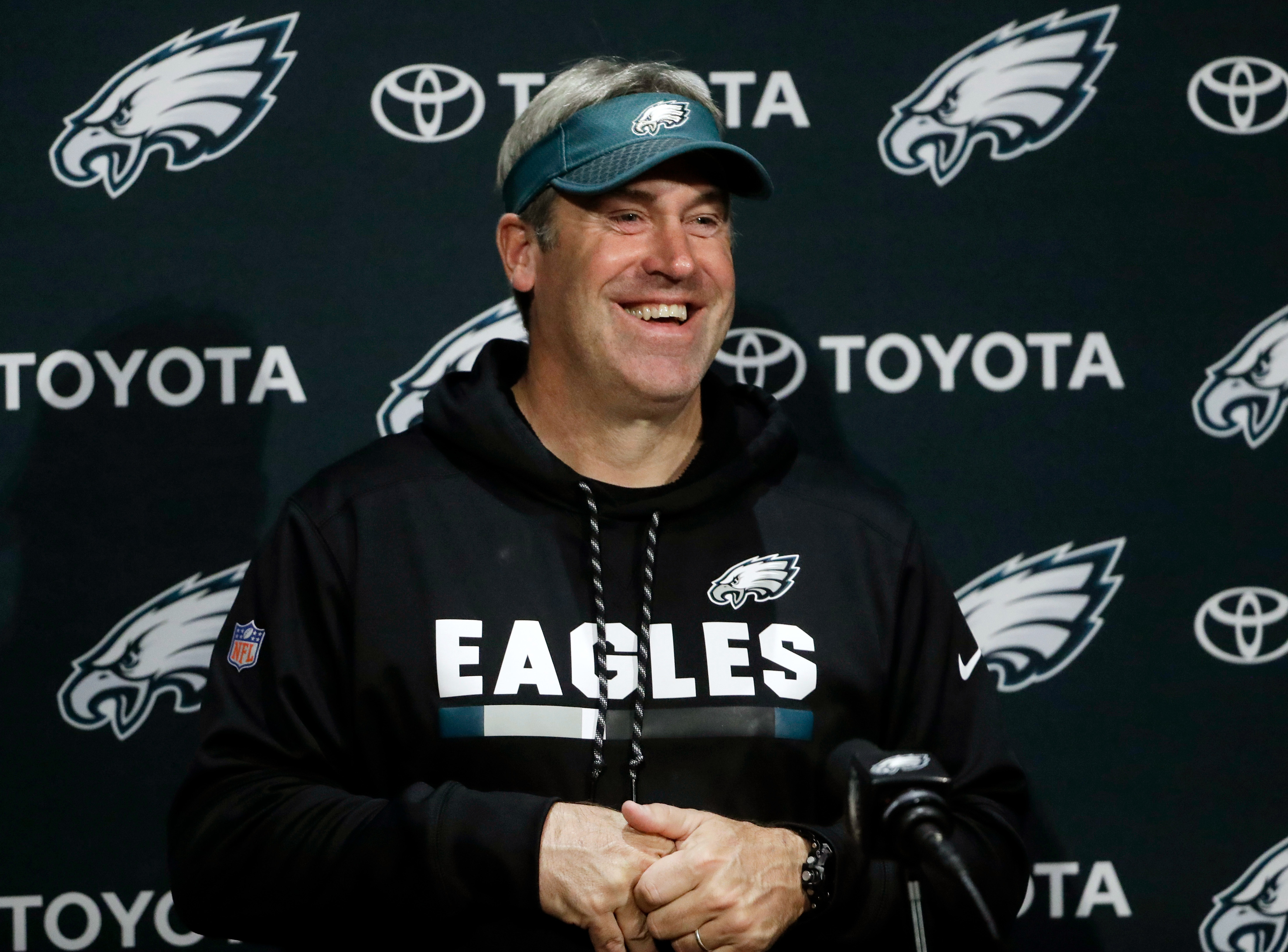 Eagles head coach Doug Pederson is writing a memoir