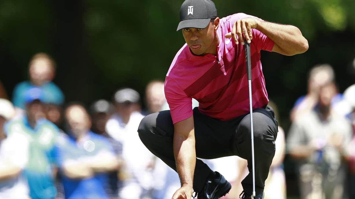 Woods struggles with greens in first round since Masters