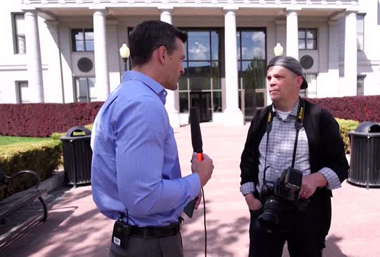 David Bowe Jacobs is the owner and operator of Bellissima Images Photography. Photo: KSL TV