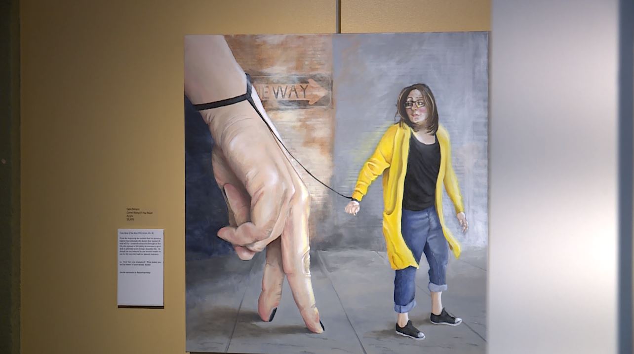 One subject described her illness as if she were walking a giant hand around like a dog. (Photo: KSL TV)