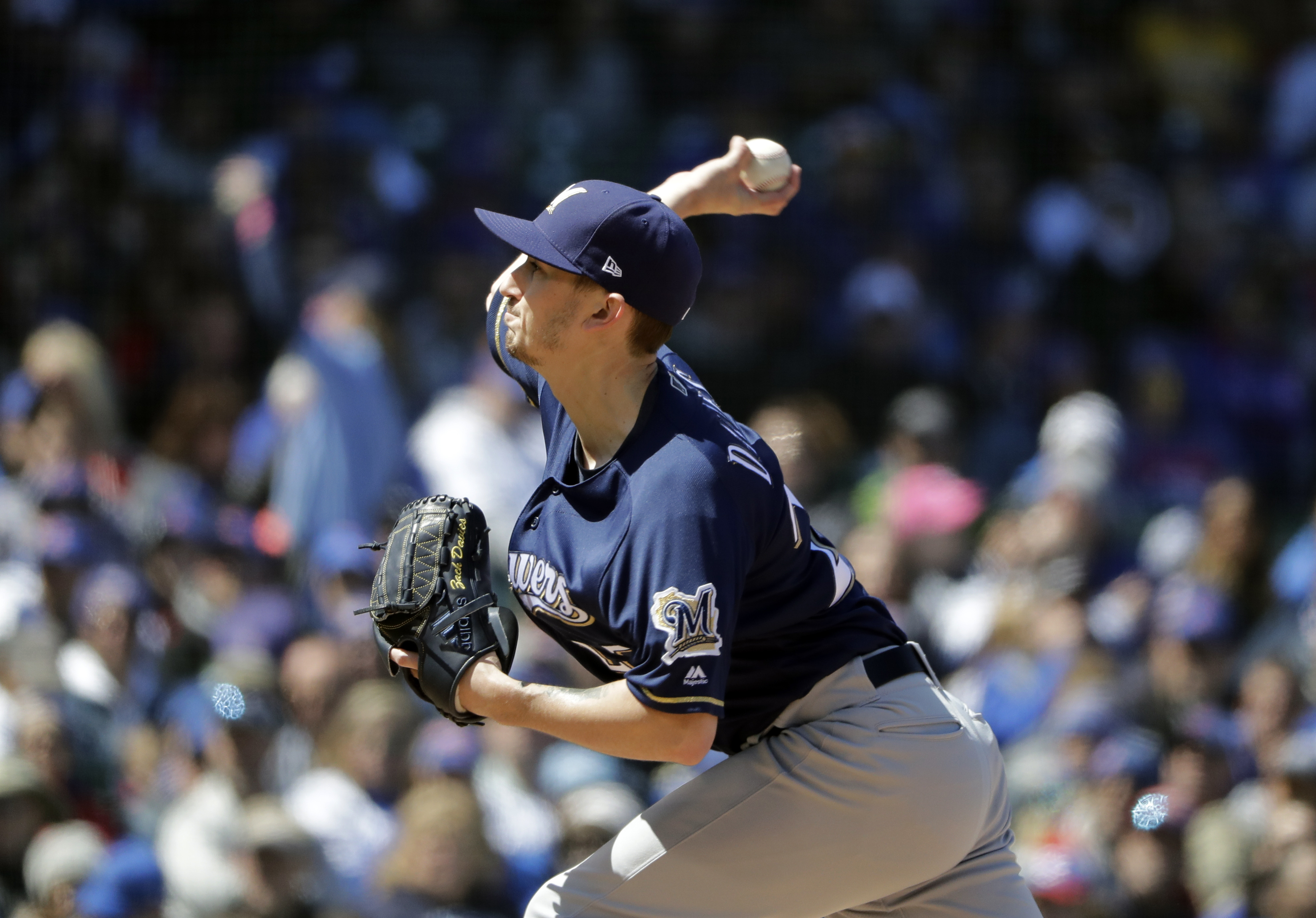 Brewers' starter Zach Davies expects to miss just one start