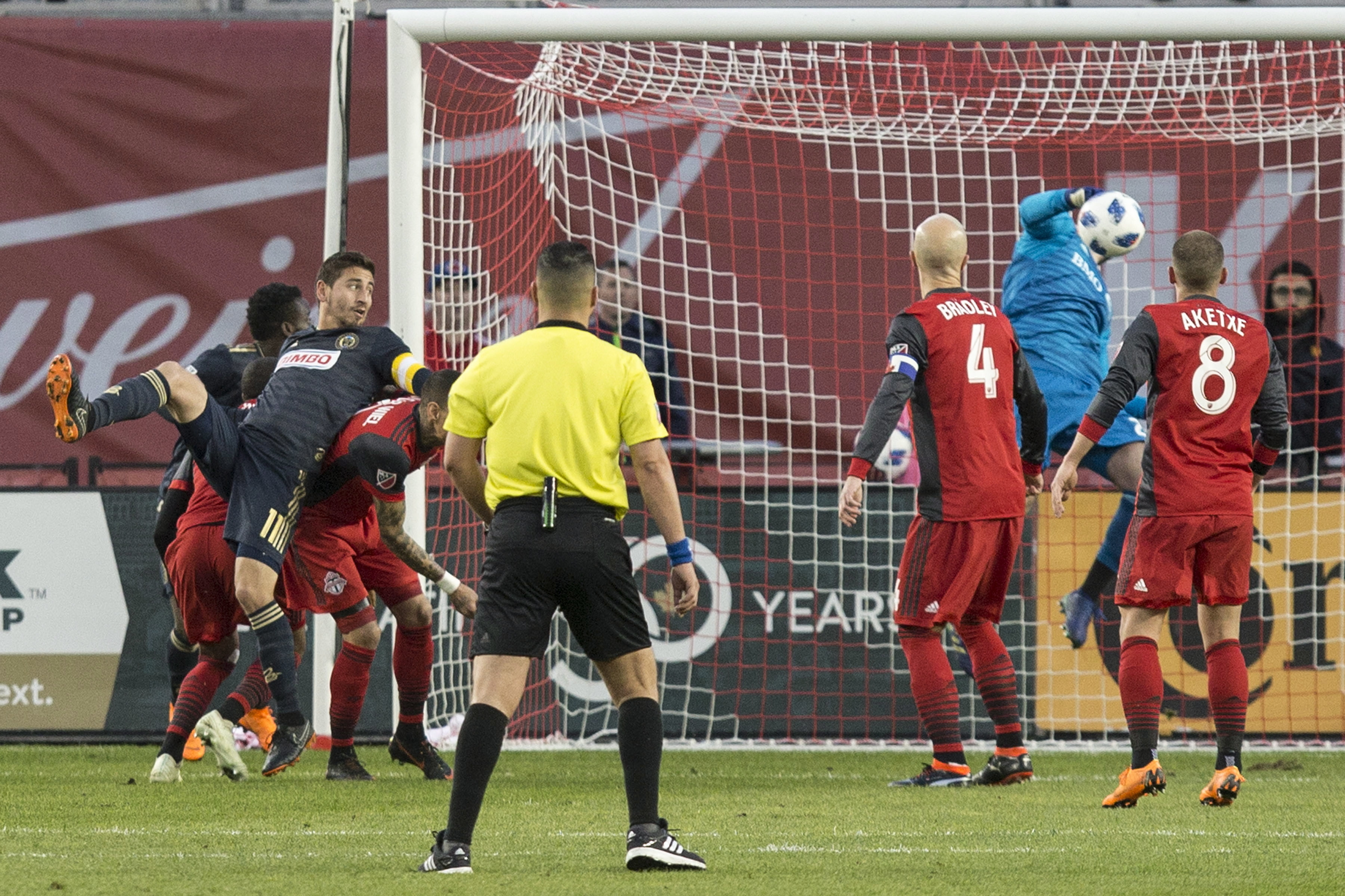 Toronto FC beats Union 3-0 for first MLS win in 5 weeks