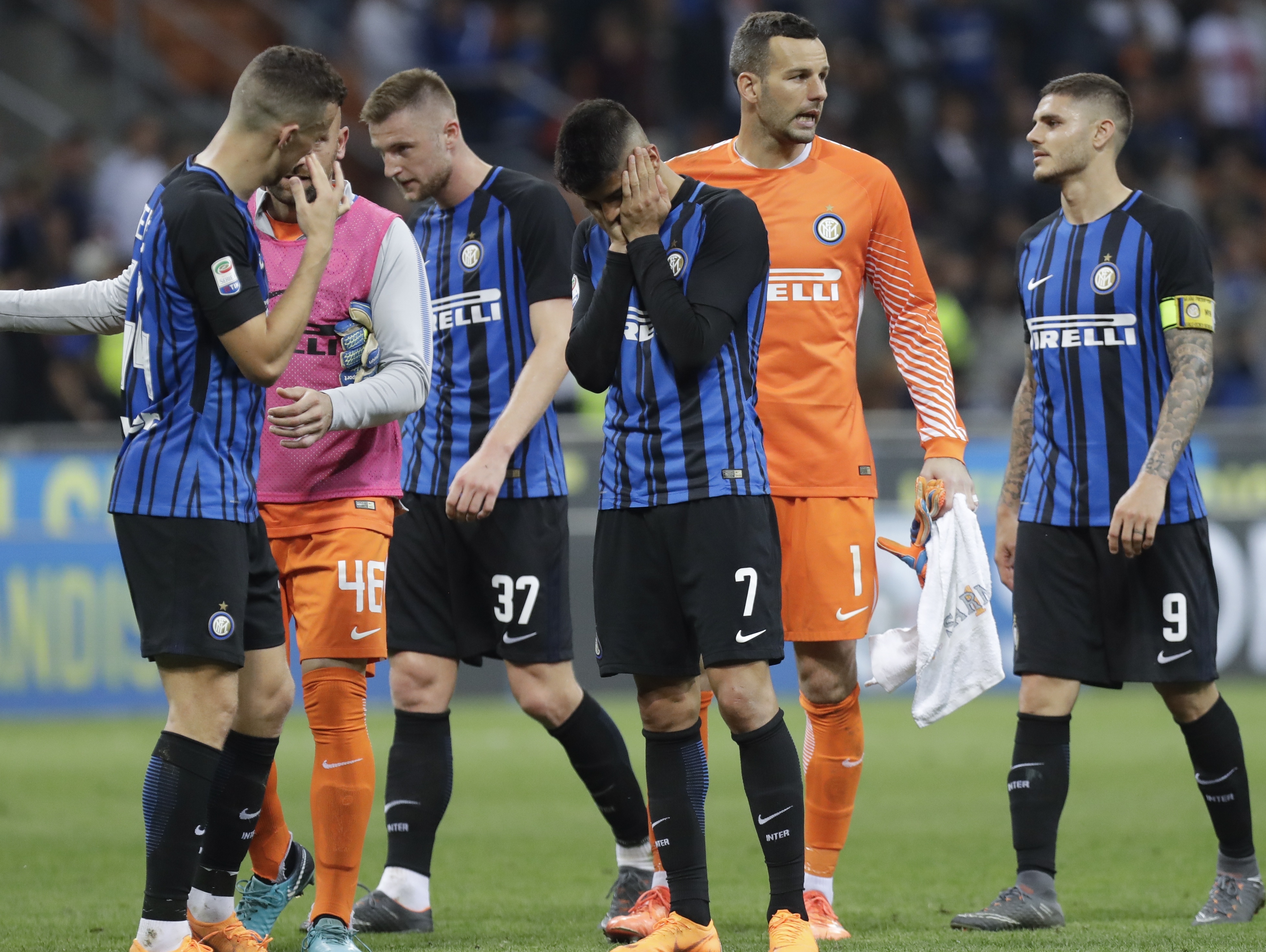 Inter loses in Serie A and looks set to miss Champs League