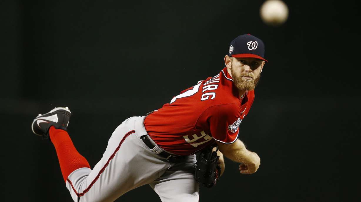 Strasburg, Nationals edge Diamondbacks 2-1