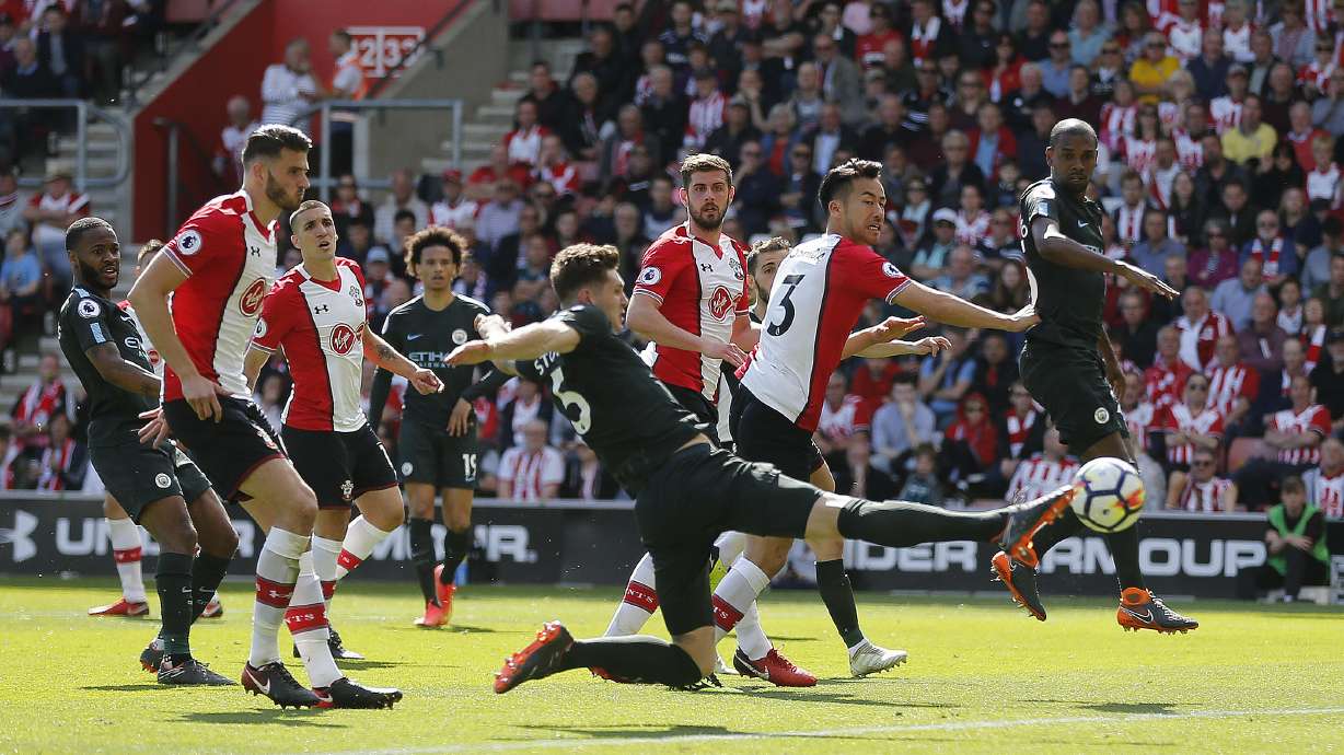 PL champion Man City finishes on 100 points after late goal