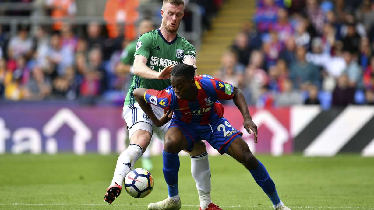 West Brom finishes last with 2-0 loss to 11th-place Palace