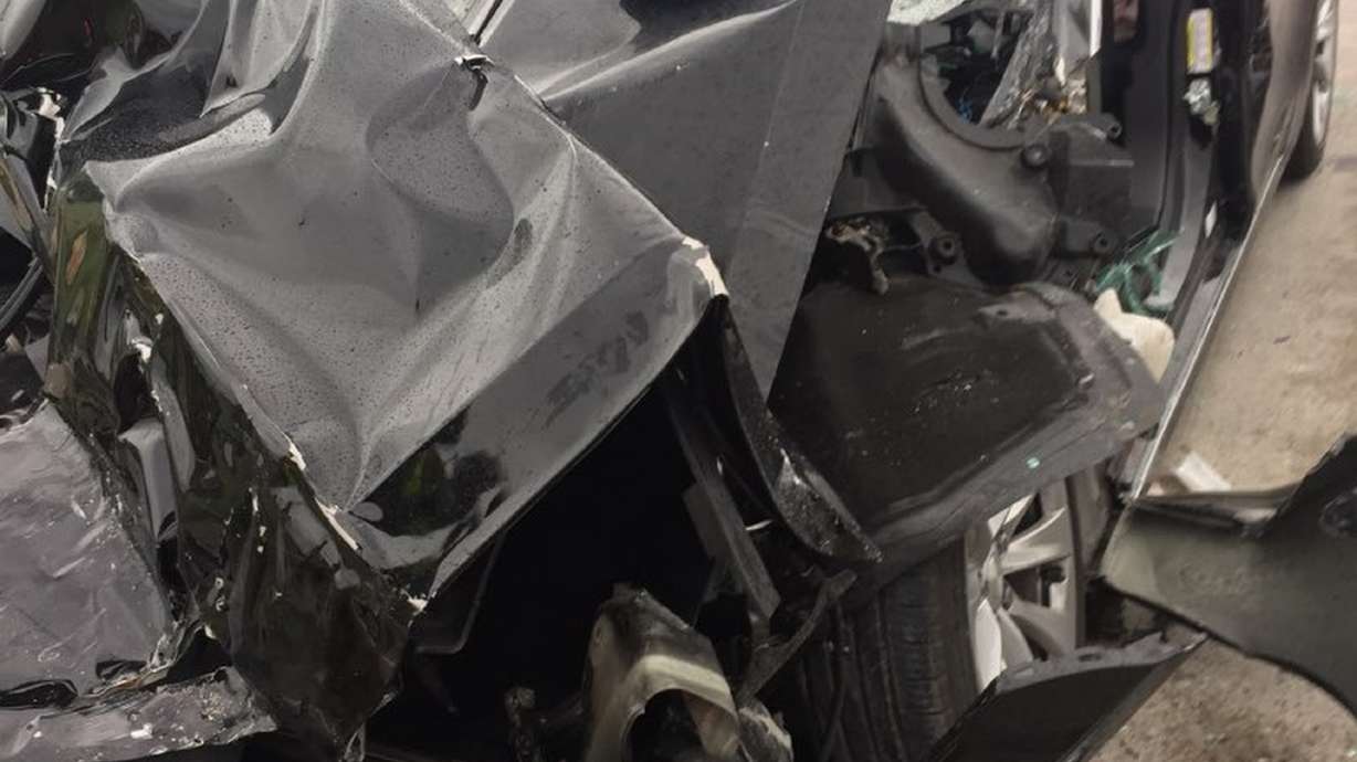 The Latest: Tesla 'does not know' if Autopilot used in crash