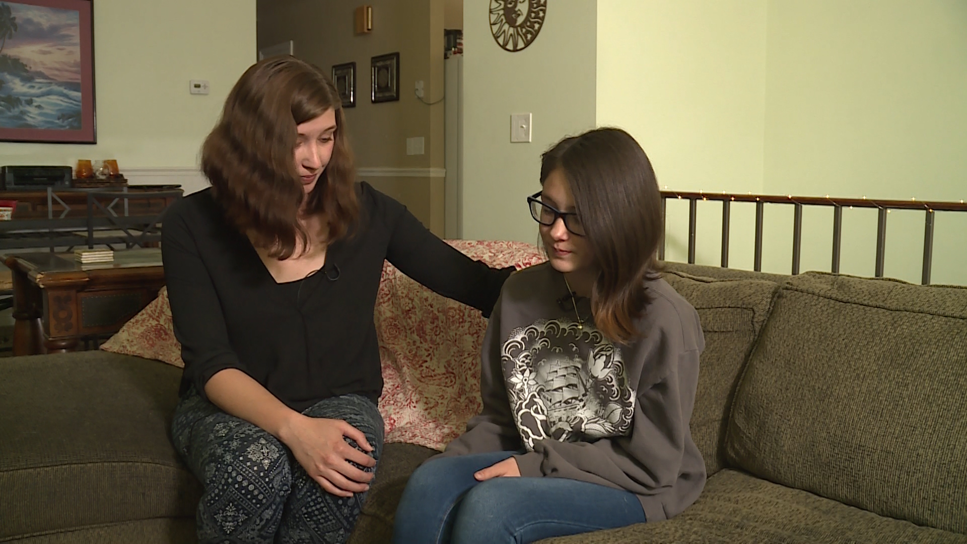 Craig Schmidt's wife, Dayna, and his daughter, Sophia, remembered him as a loving husband and father Monday, May 14, 2018. Schmidt, 33, died in a motorcycle accident on Saturday, after his bike hit a wooden pallet on Bangerter Highway. (Photo: Mike Anderson, KSL TV)