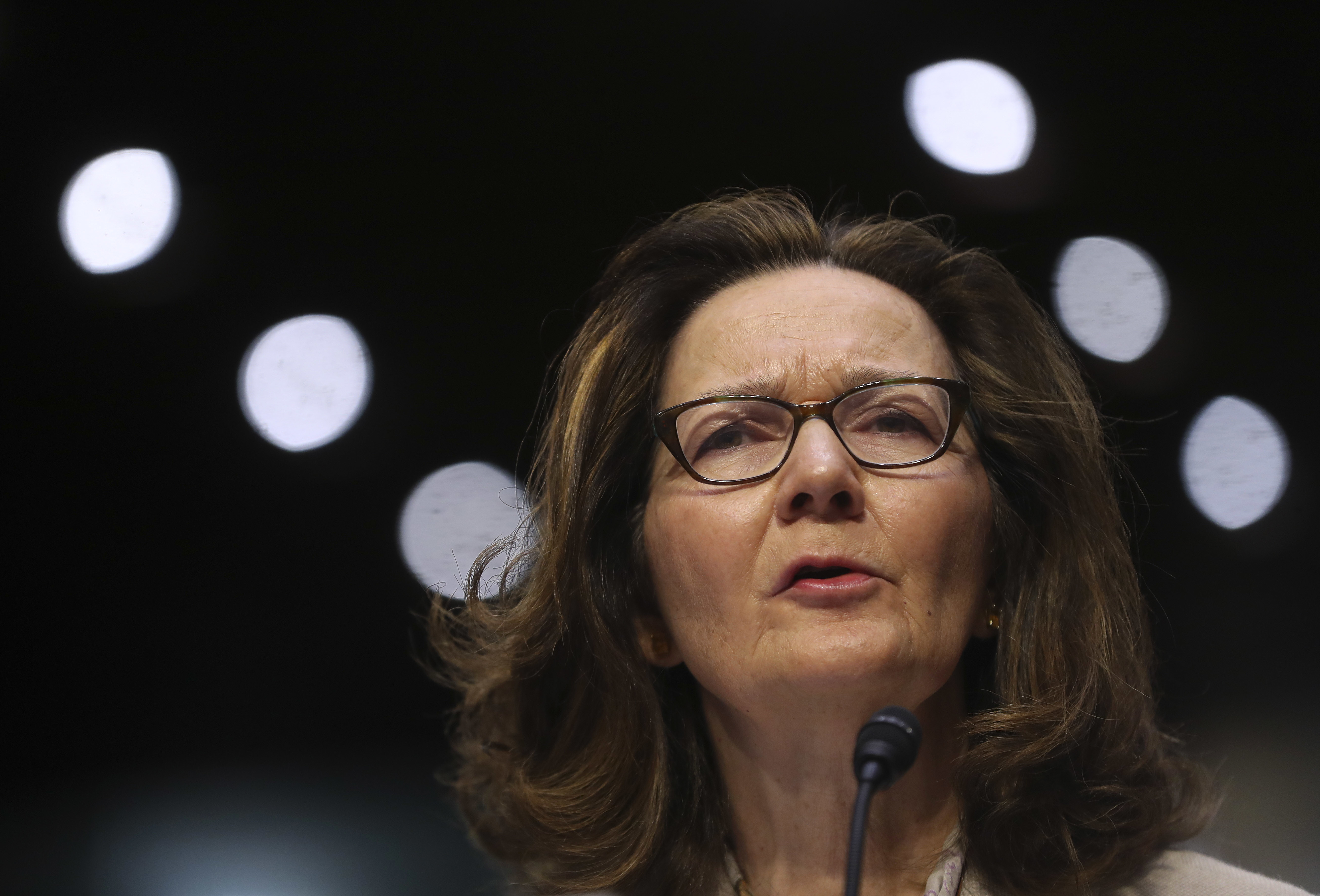 The Latest: Top Senate intel Dem says he supports Haspel