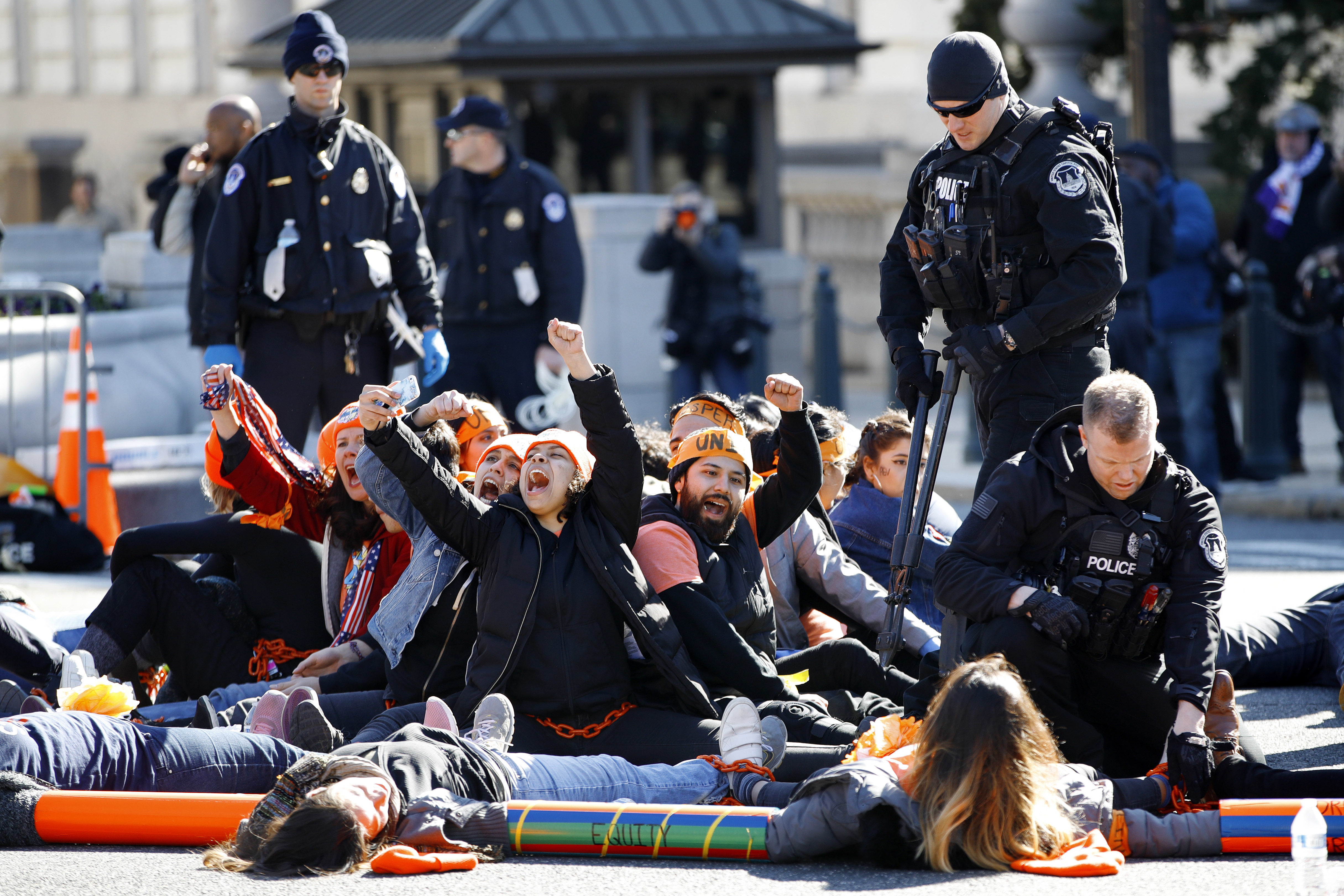 The Latest: Judges skeptical they can't review Trump policy