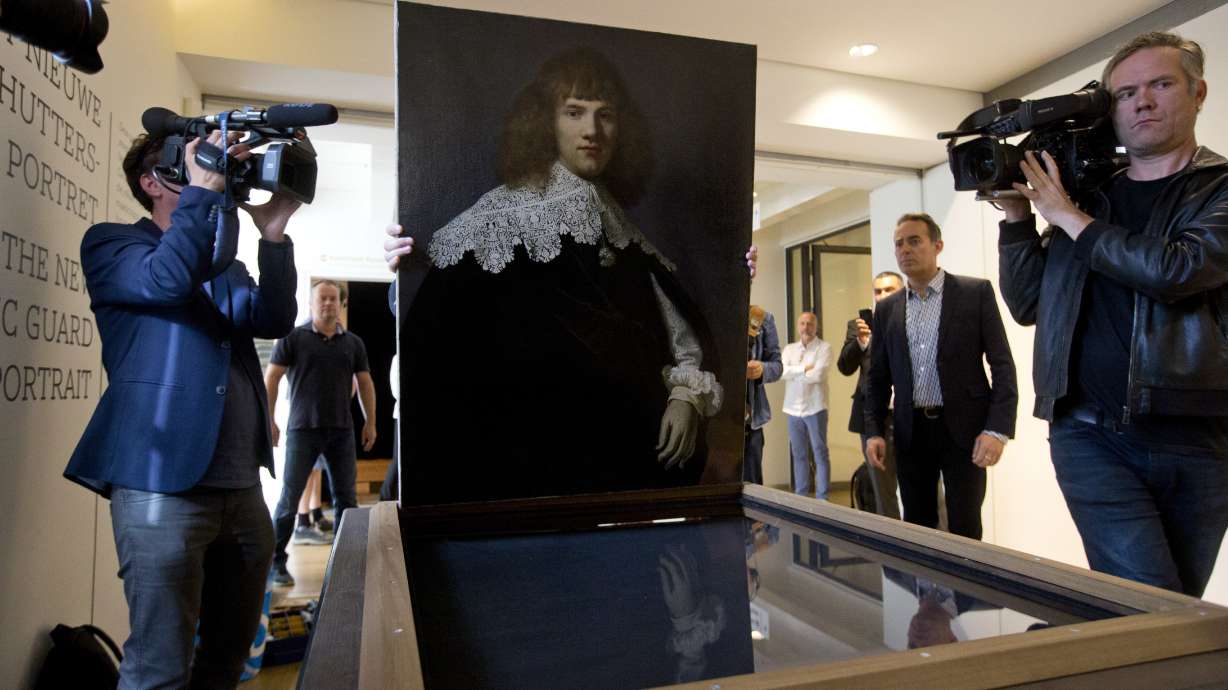 Painting newly attributed to Rembrandt on show in Amsterdam