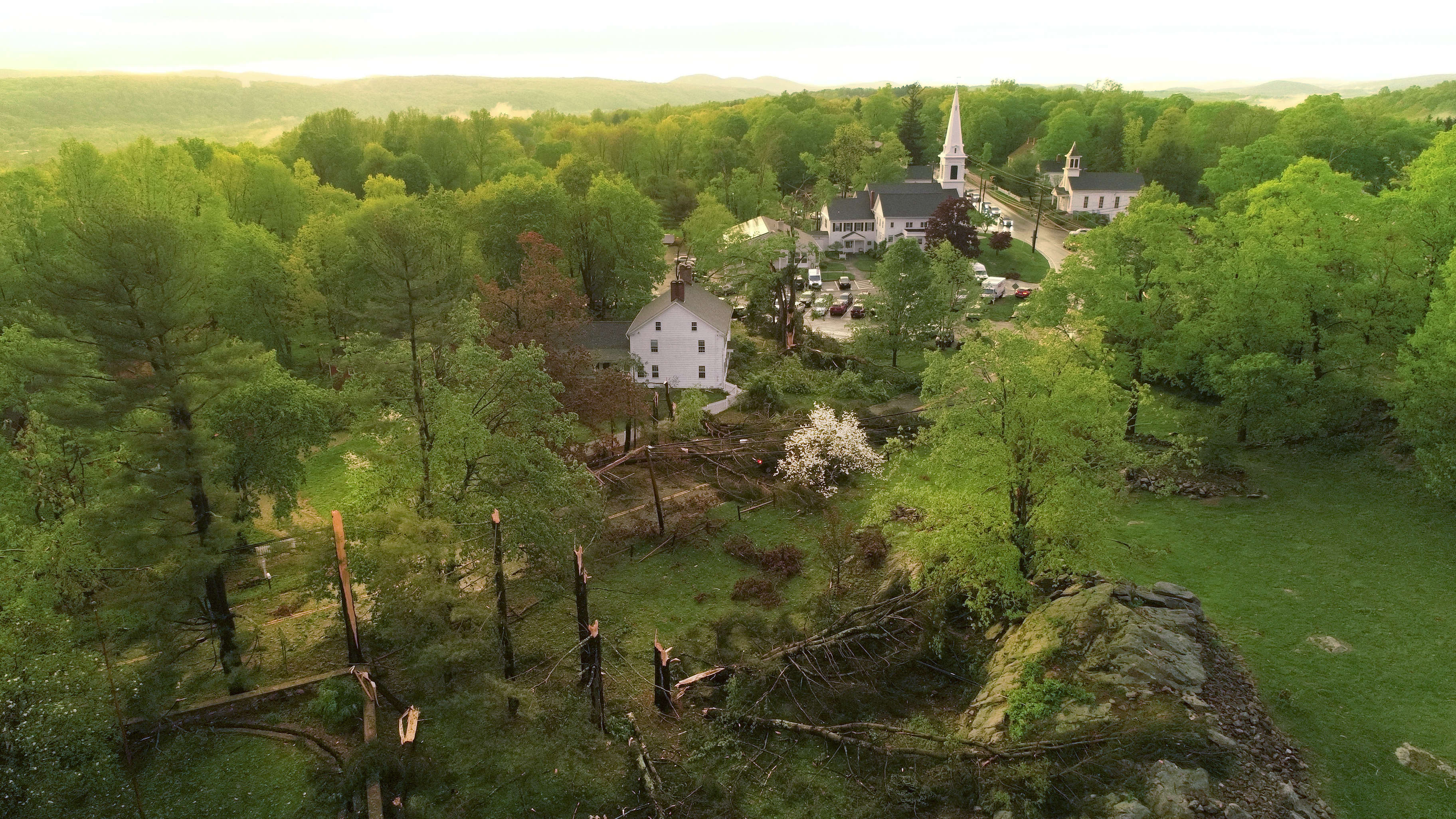 The Latest: 2 tornadoes touch down in Connecticut