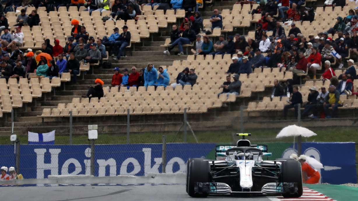 Mercedes driver Bottas fastest in F1 testing in Barcelona