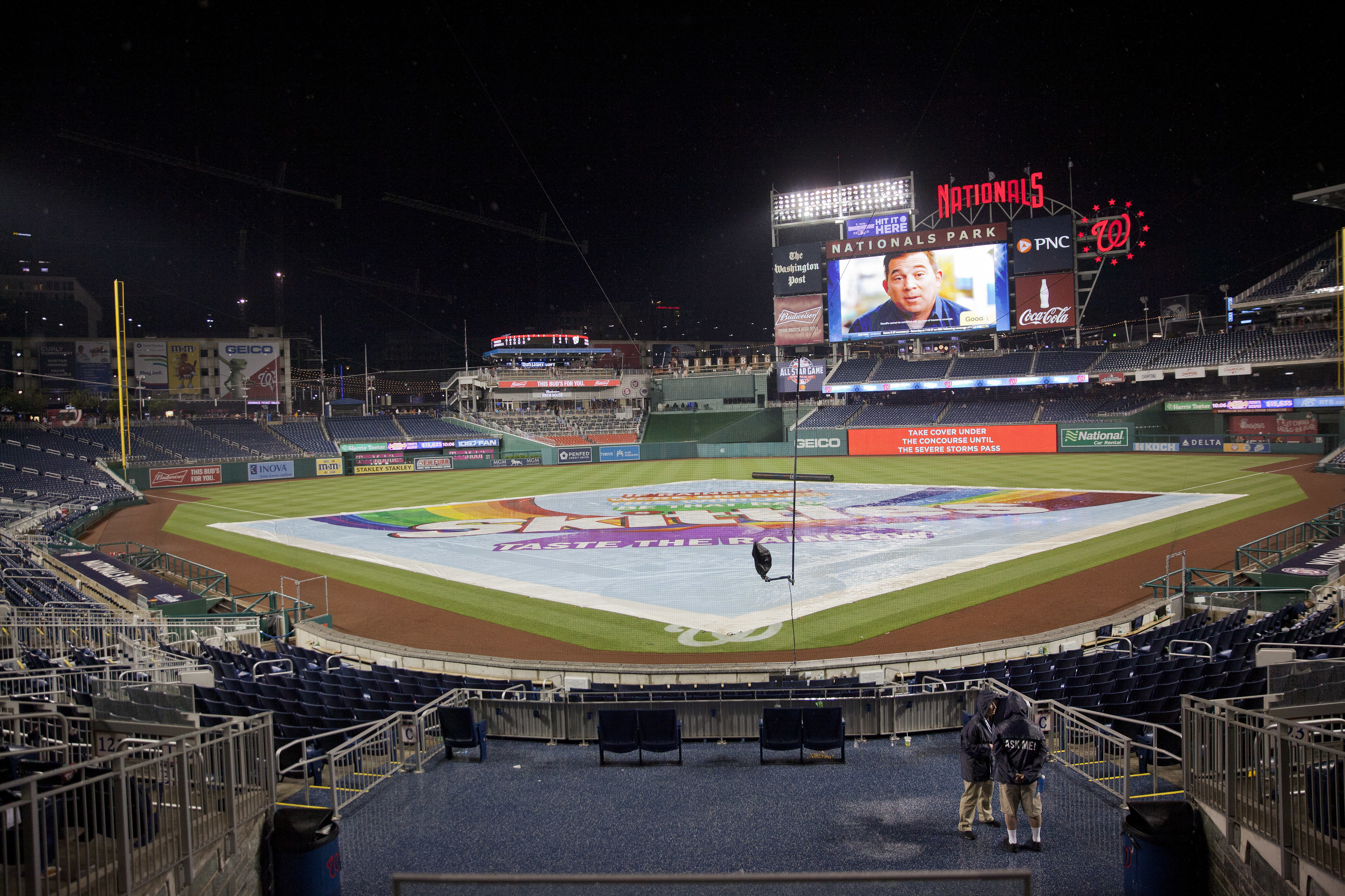 Yanks-Nats series postponed by rain; 2 games set for June 18