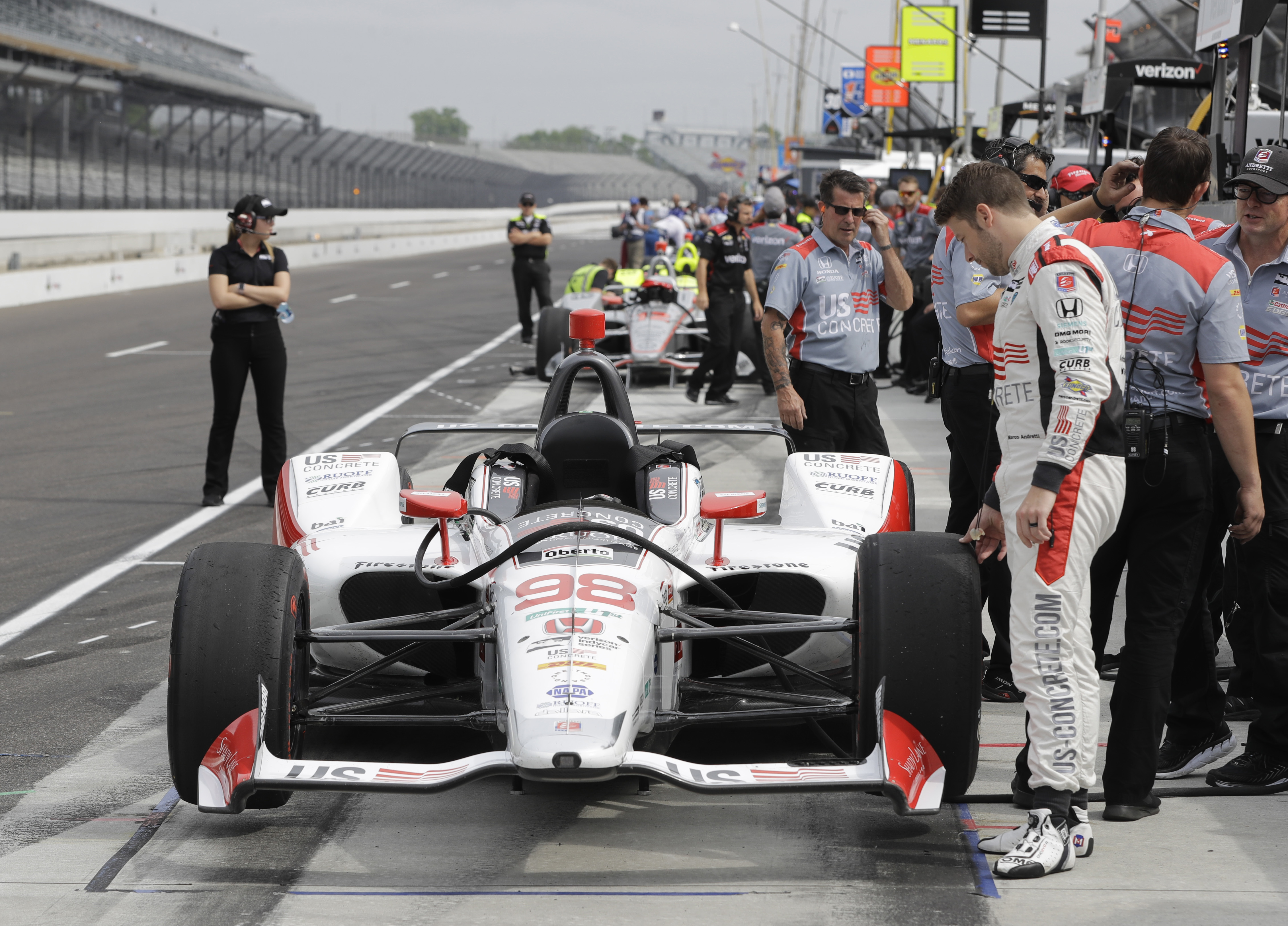 Marco Andretti leads field on 2nd day of Indy 500 practice