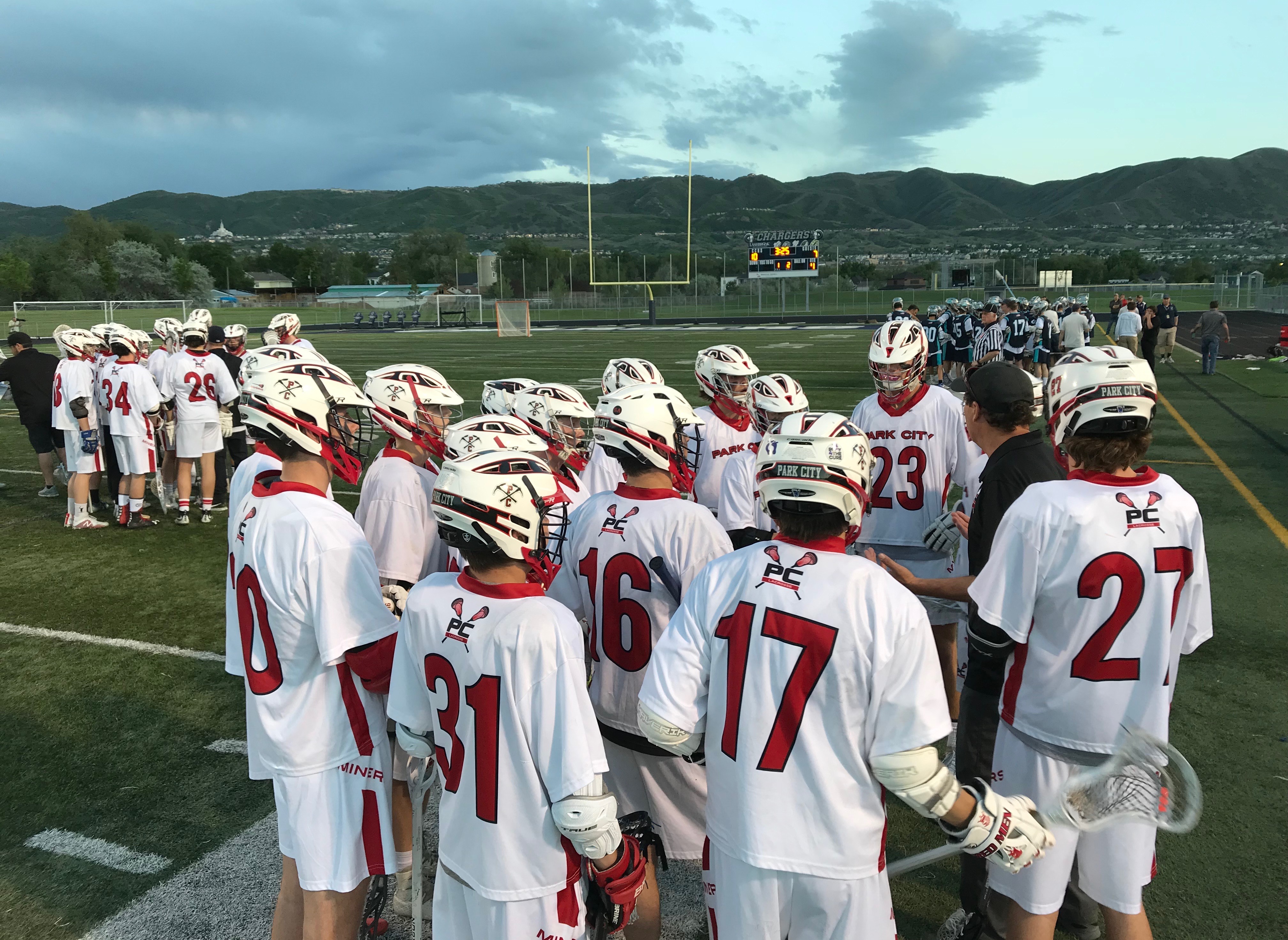 Park City defeated Juan Diego, 10-8 in a Class A boys lacrosse state semifinal, Wednesday, May 16, 2018 at Corner Canyon in Draper.