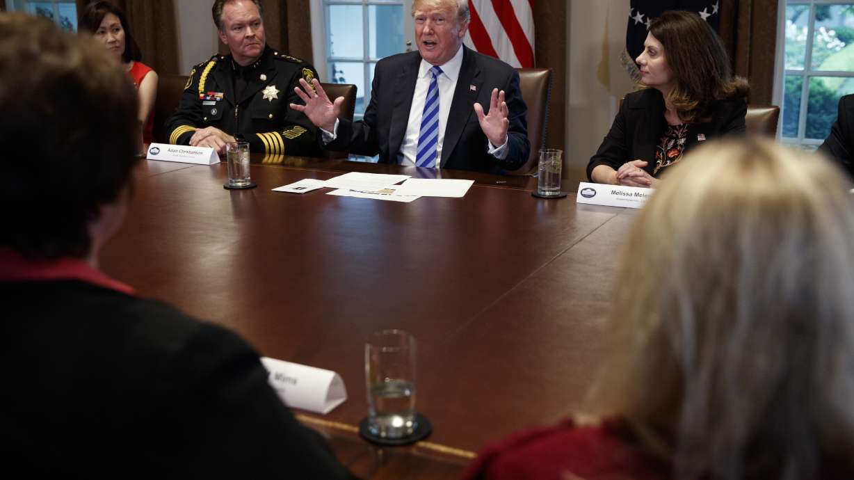 Trump defends 'animals' remark, says he'll always use it