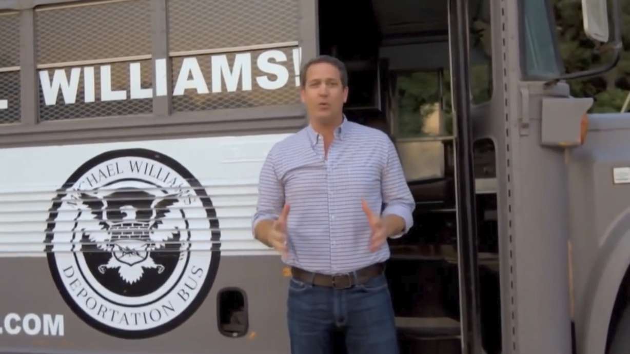 The Latest: Candidate's 'deportation bus' breaks down