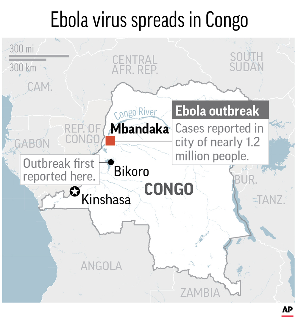 After fumbling Ebola in 2014, Congo is key test for UN