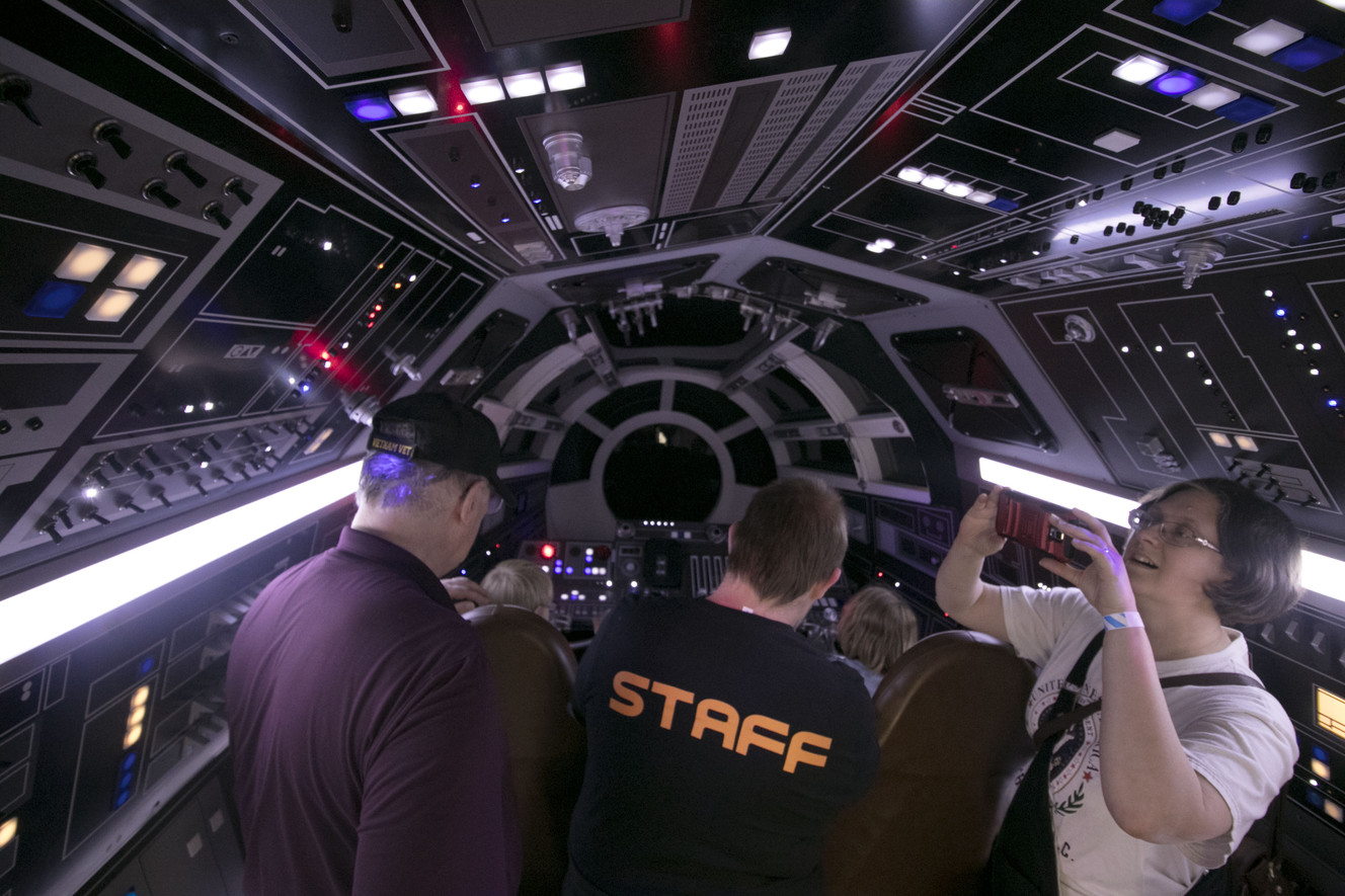 Millennium Falcon lands in Sandy ahead of new 'Star Wars' movie