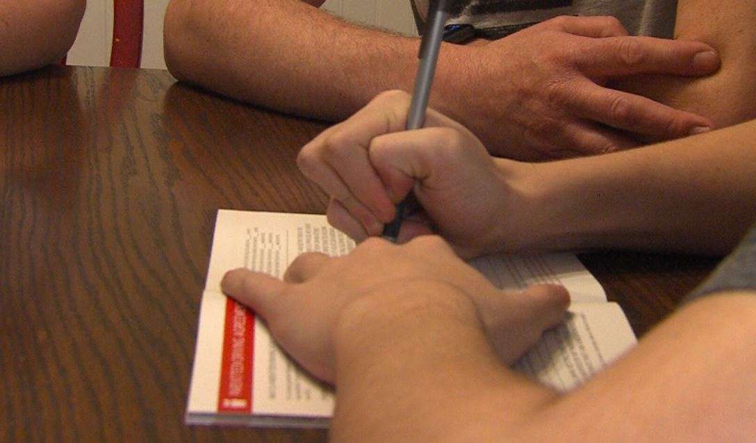 Griffin Ruiz and his parents all signed a contact of driving rules they each agreed to. (Photo: KSL TV)