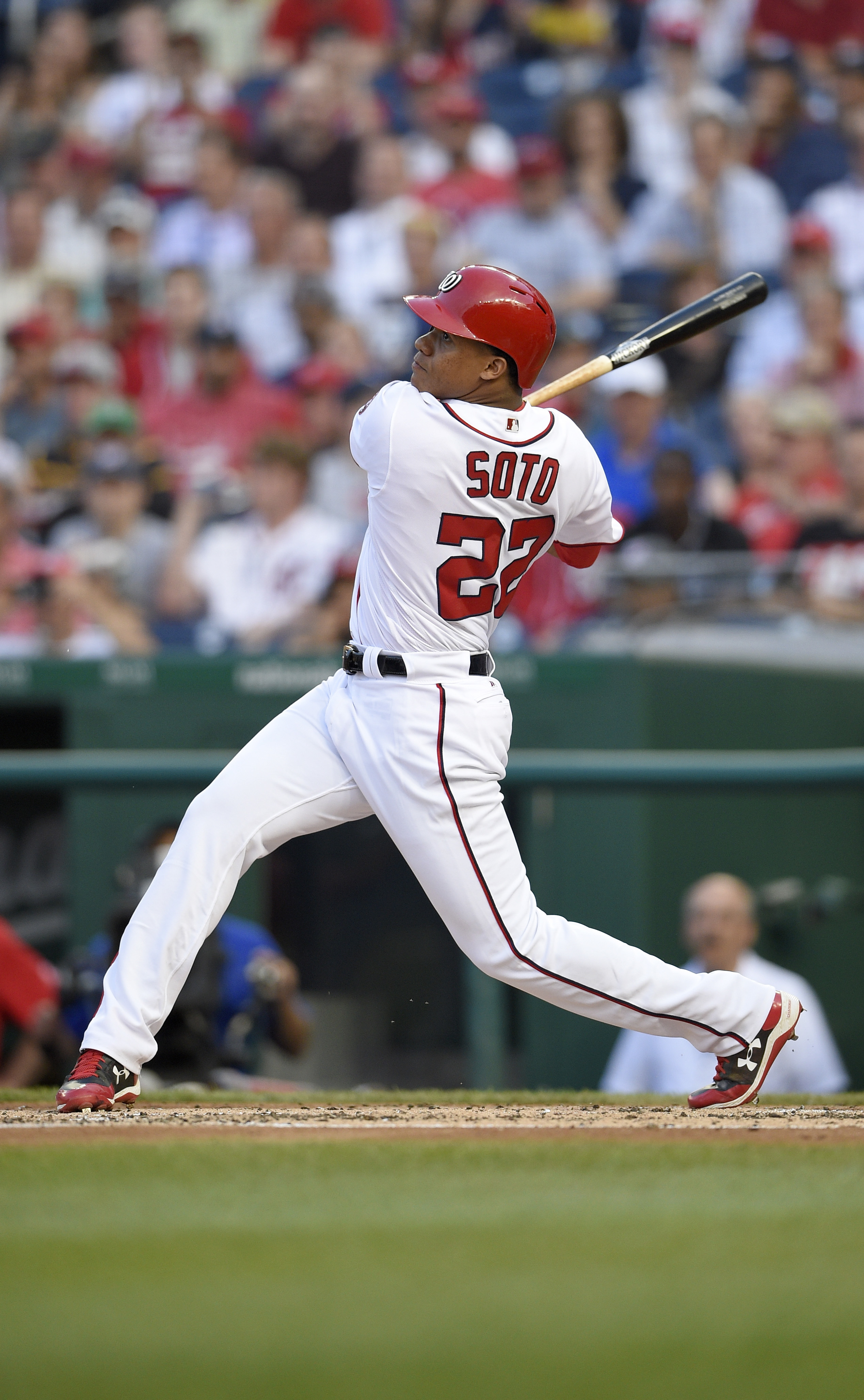 Nats' Soto, MLB's youngest player at 19, homers in 1st start