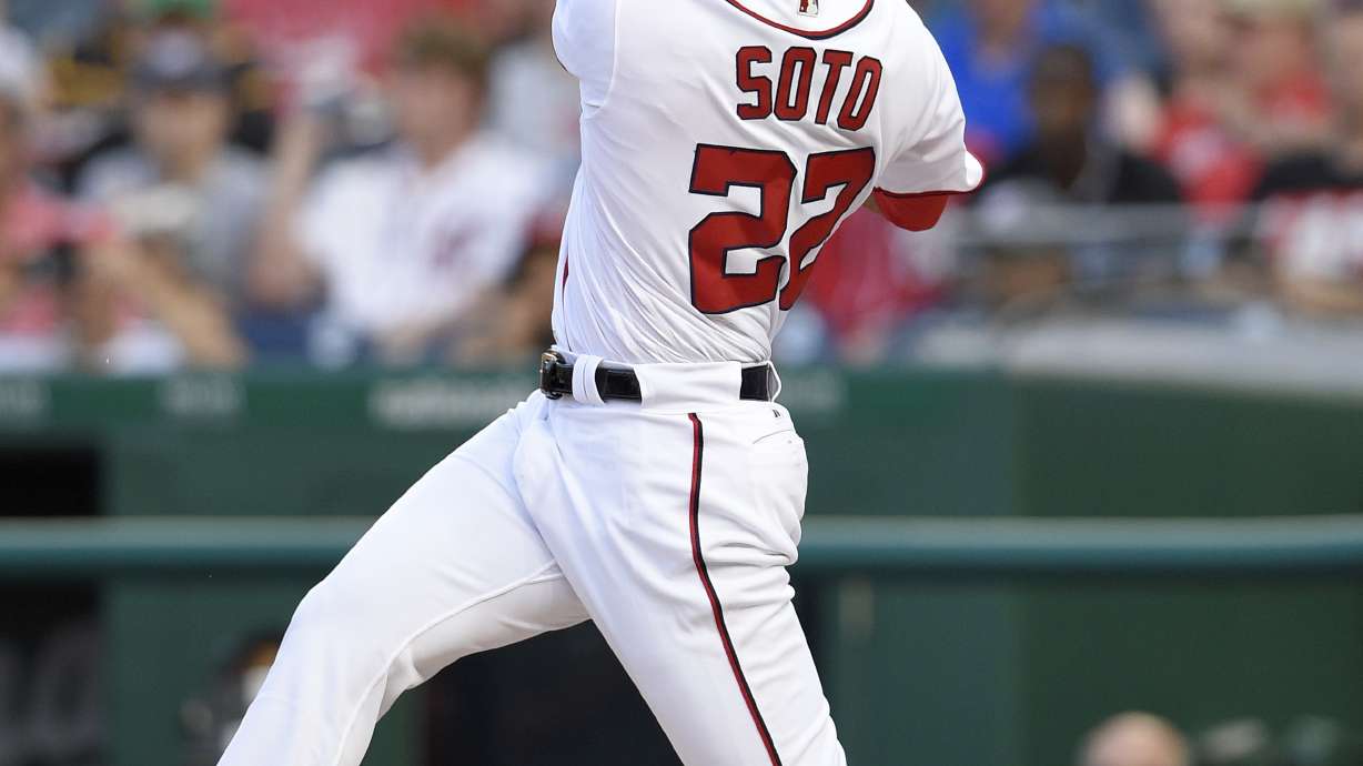 Nats' Soto, MLB's youngest player at 19, homers in 1st start