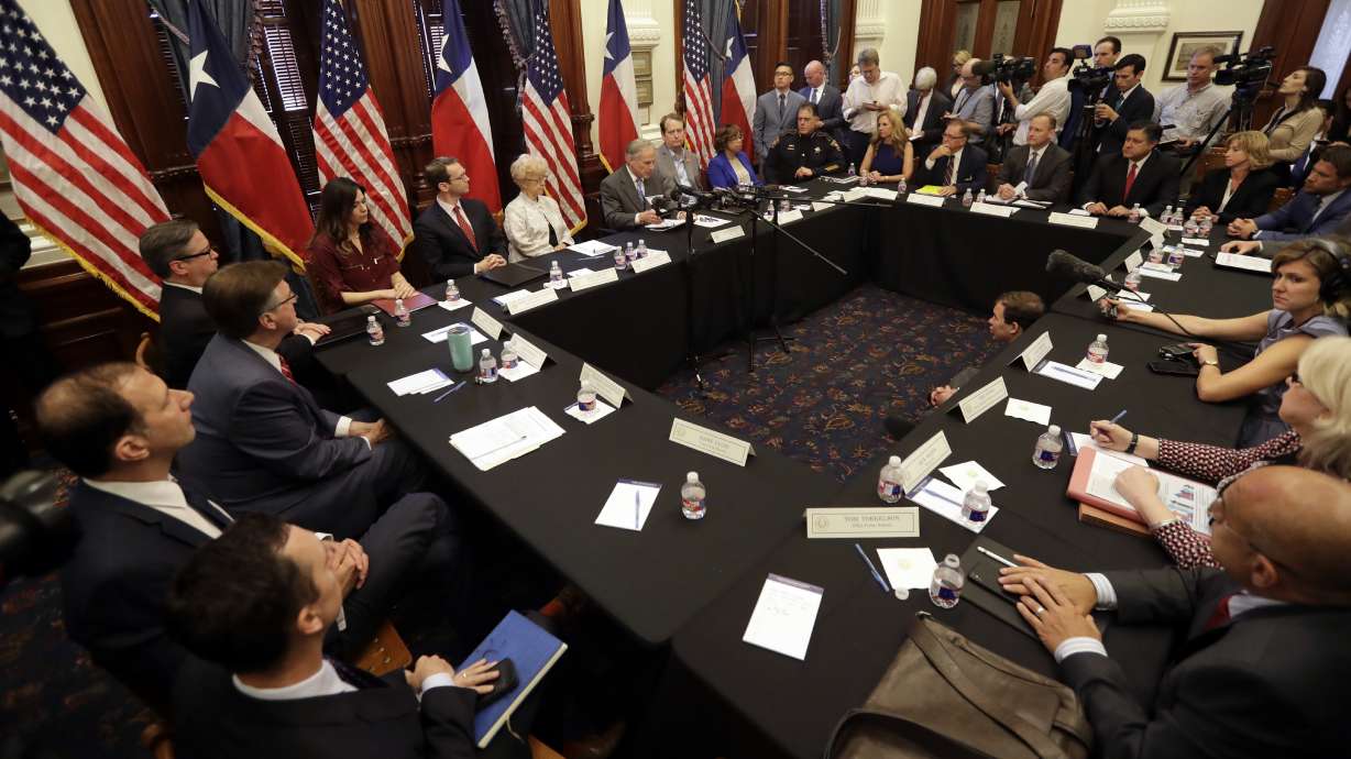 The Latest: Shooting survivors want more armed security