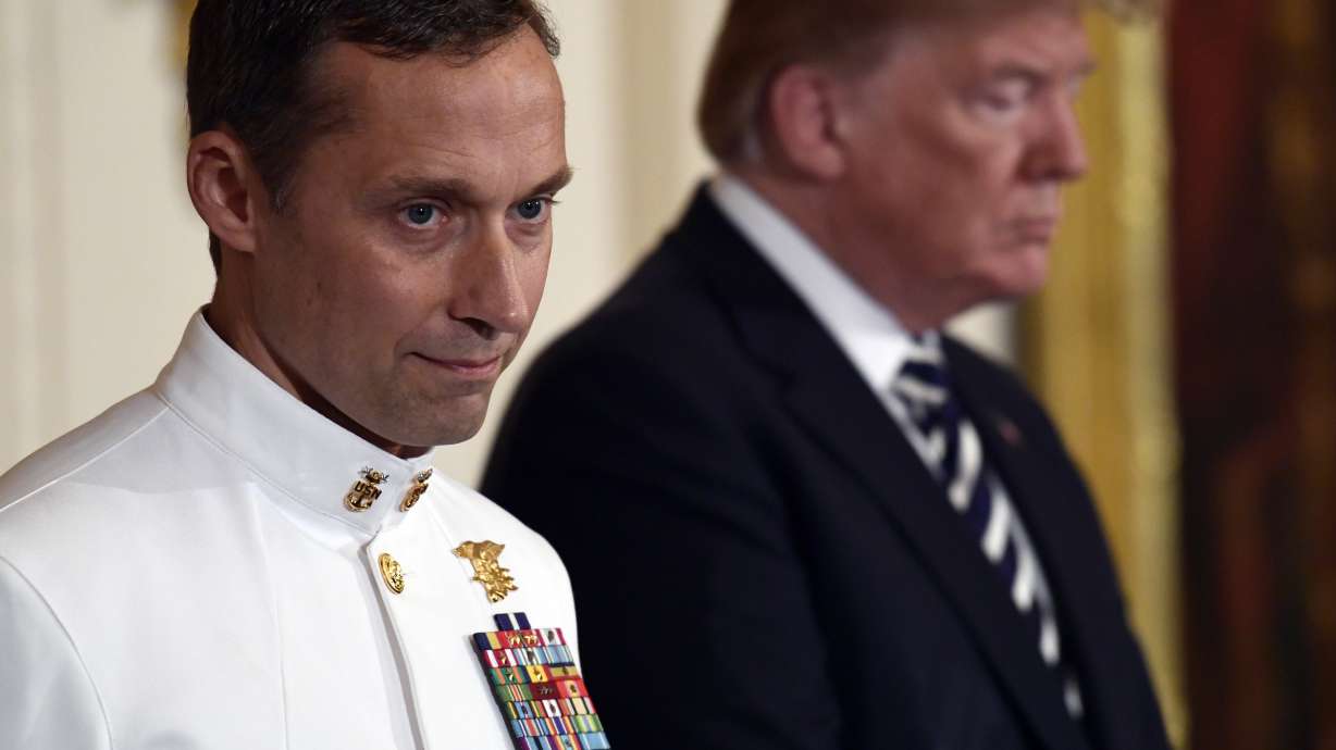 Trump awards Medal of Honor to Navy SEAL in Afghan assault