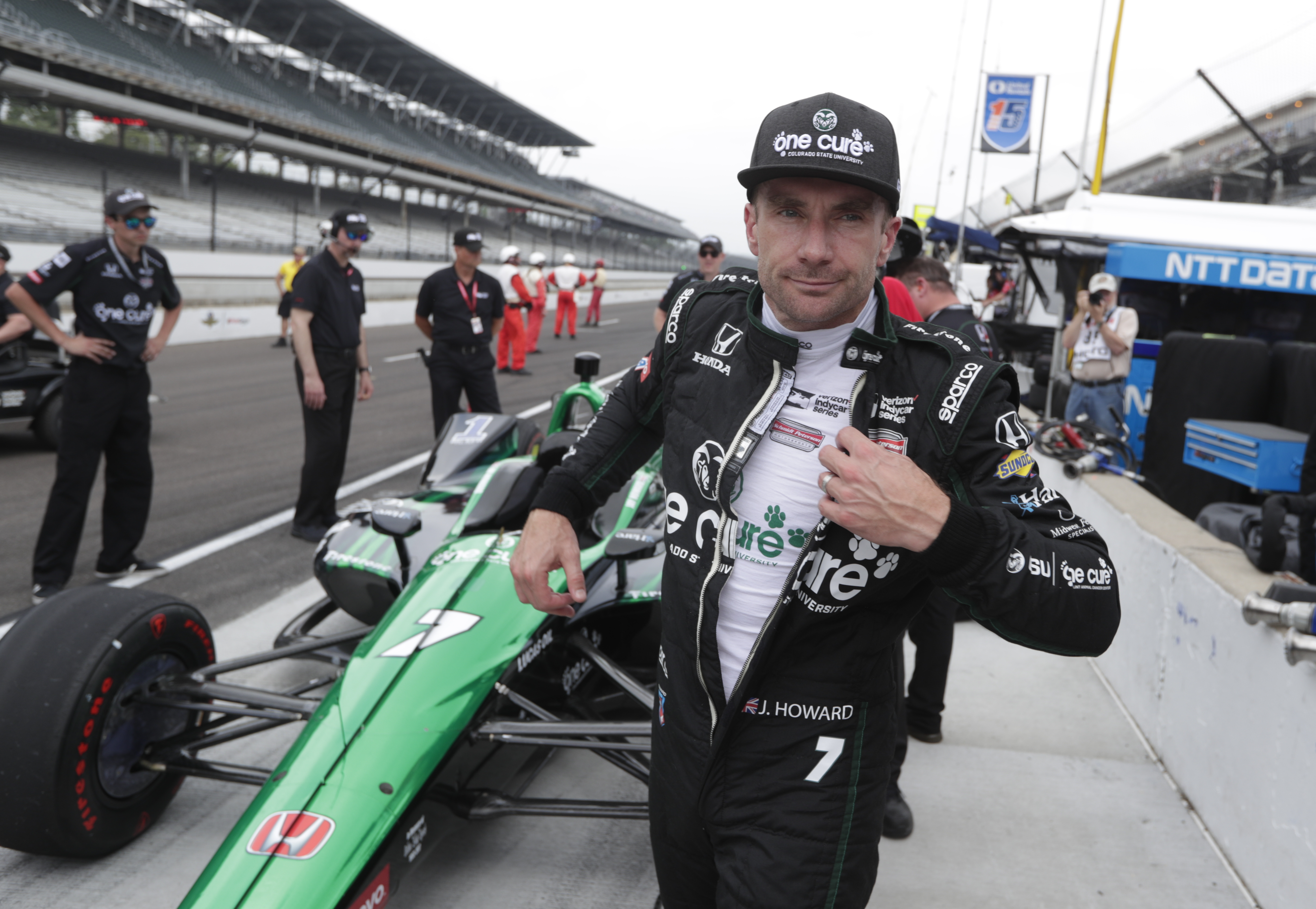 Brit Jay Howard not stepping out of Indy 500 for anyone