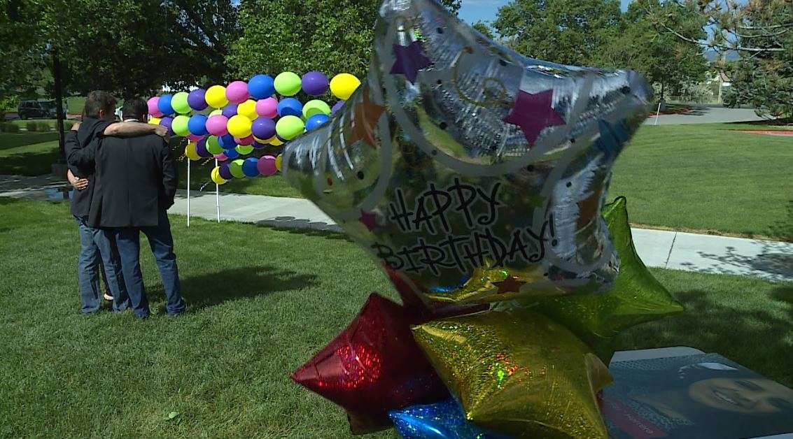 Maria Herrera loved balloons. Today they blew up 90 balloons in honor of each individual who lost their lives last summer during Utah's 100 deadliest days. (Photo: KSL TV)
