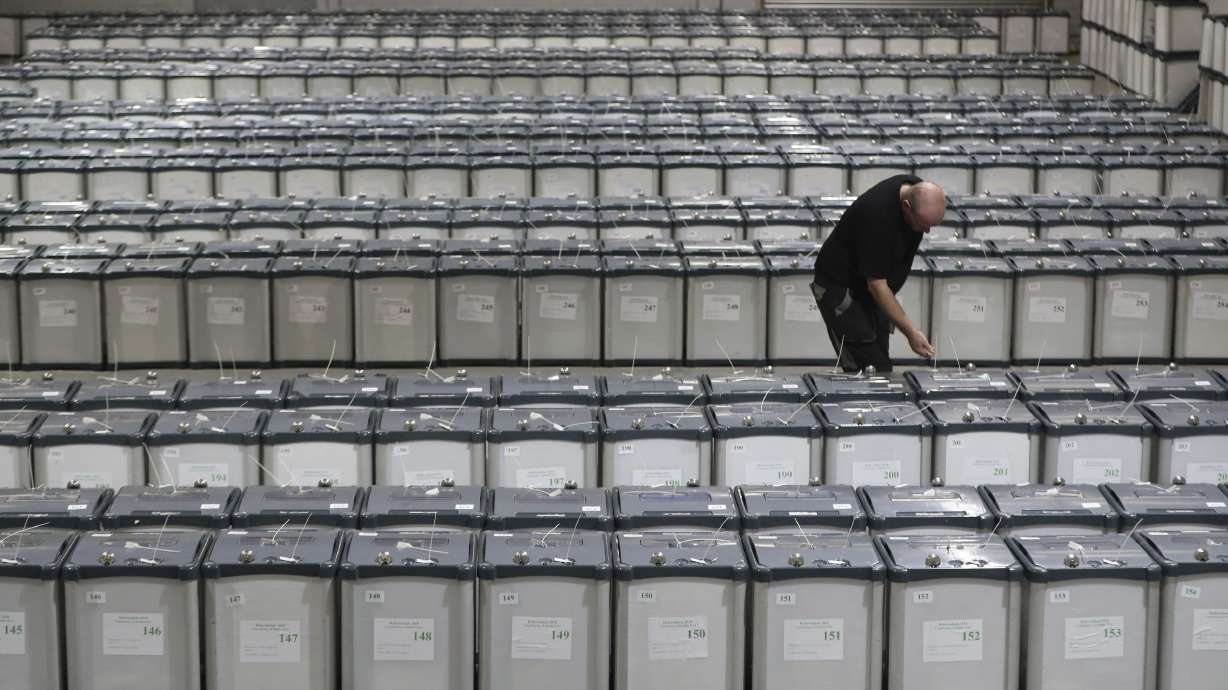 The Latest: Exit polls project Irish repealing abortion ban