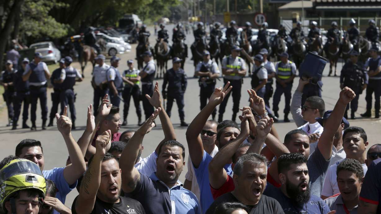 Brazil president says striking truckers could be removed