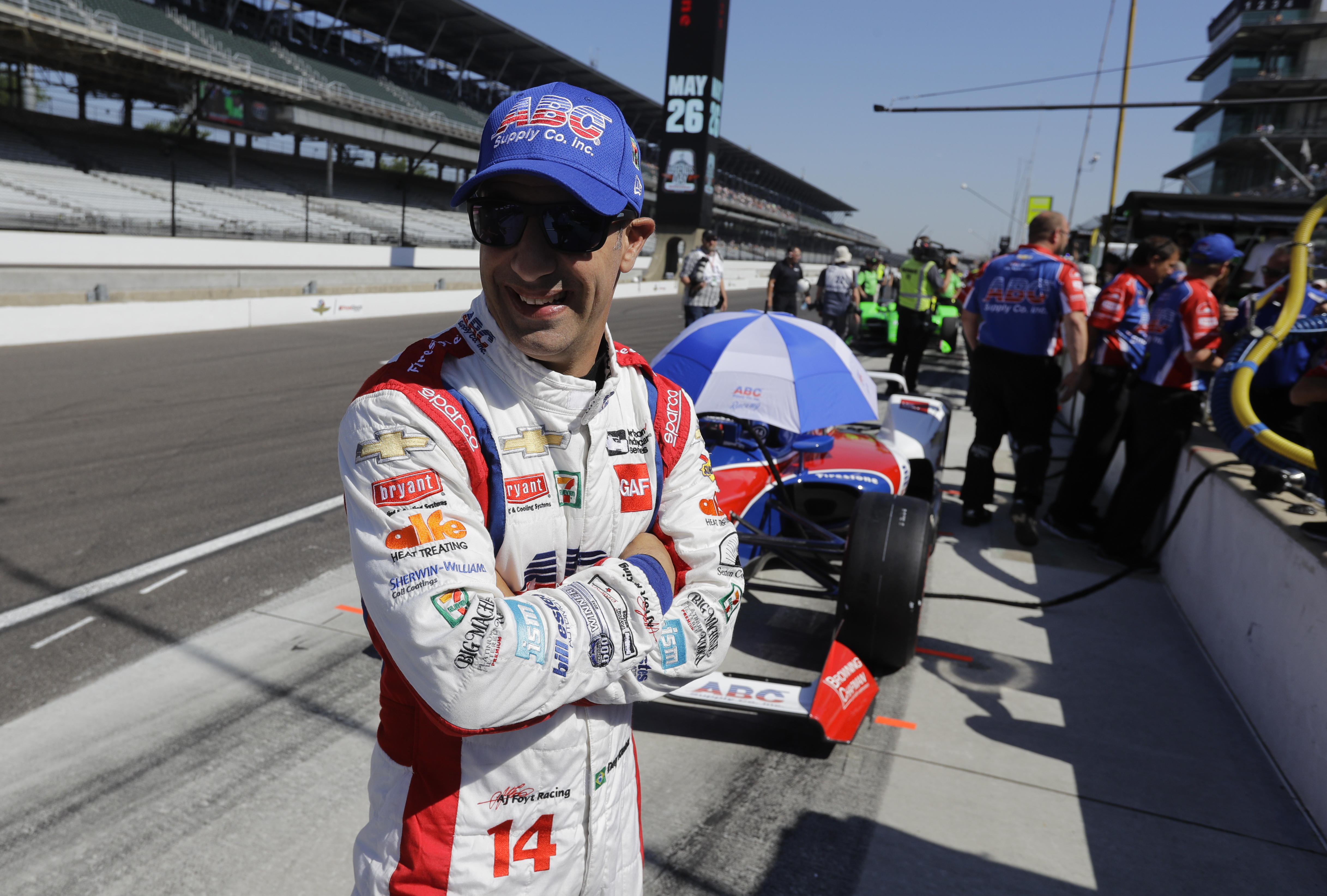 Kanaan paces Indy 500 field in final Carb Day practice