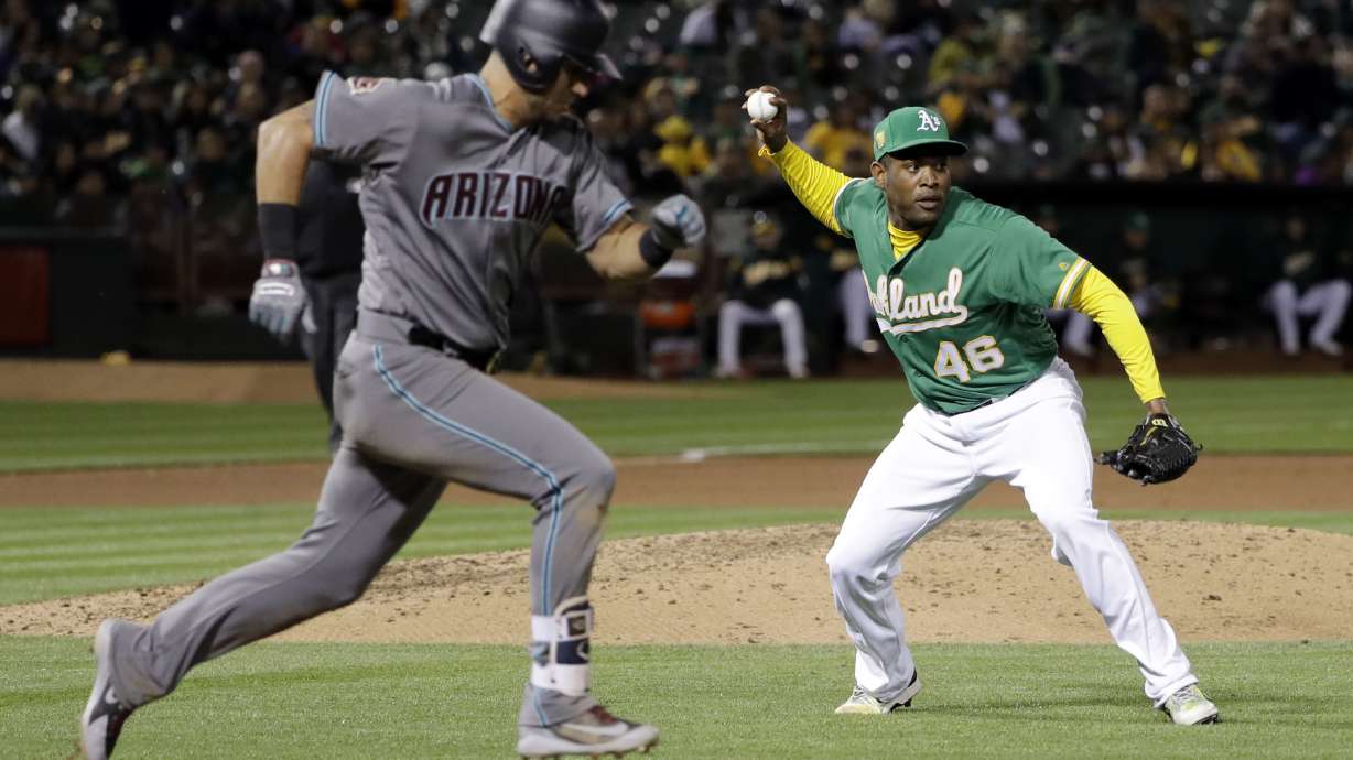 A's reliever Casilla goes on DL with shoulder strain