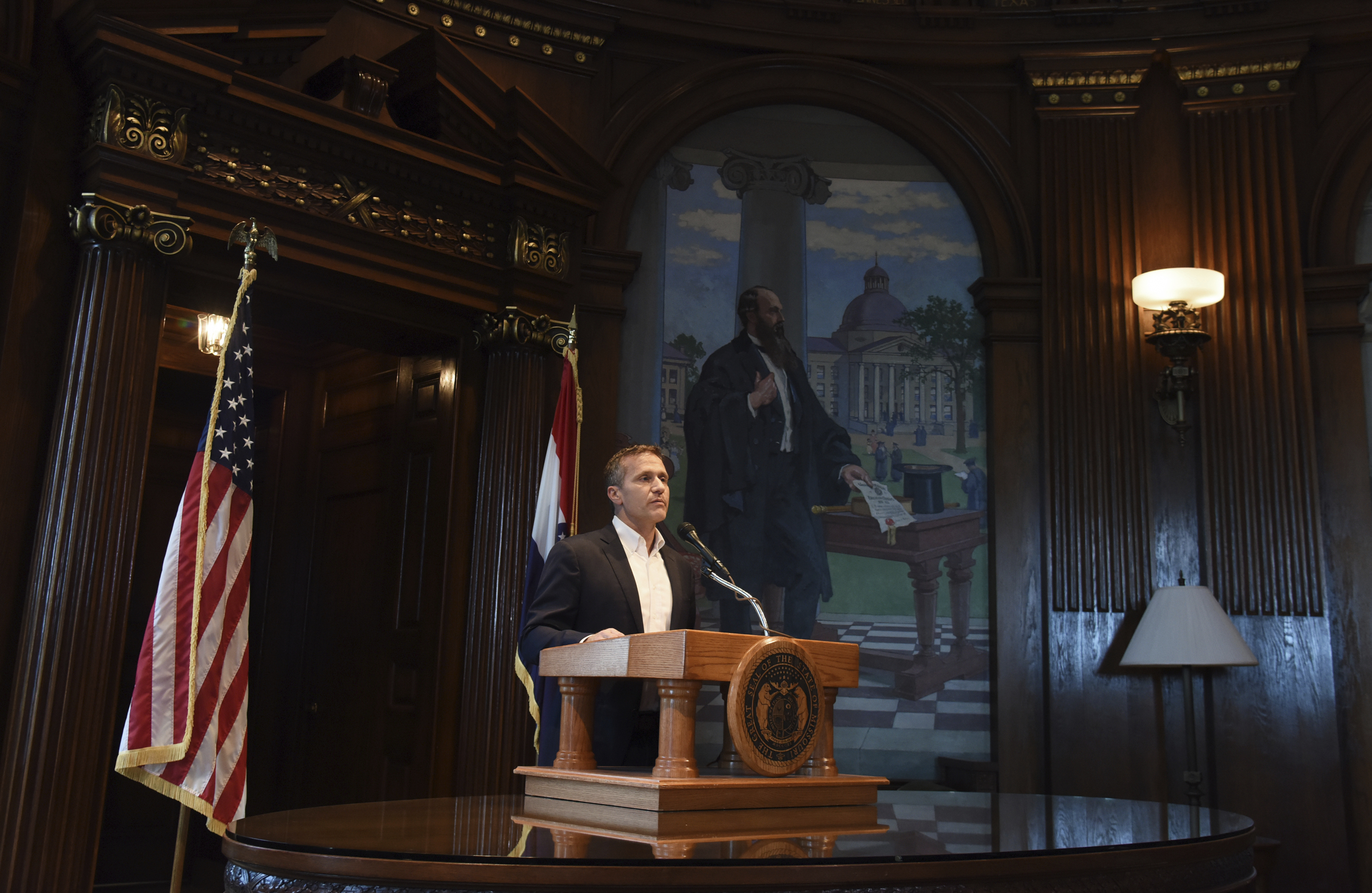 The Latest: Next governor will take oath in private ceremony