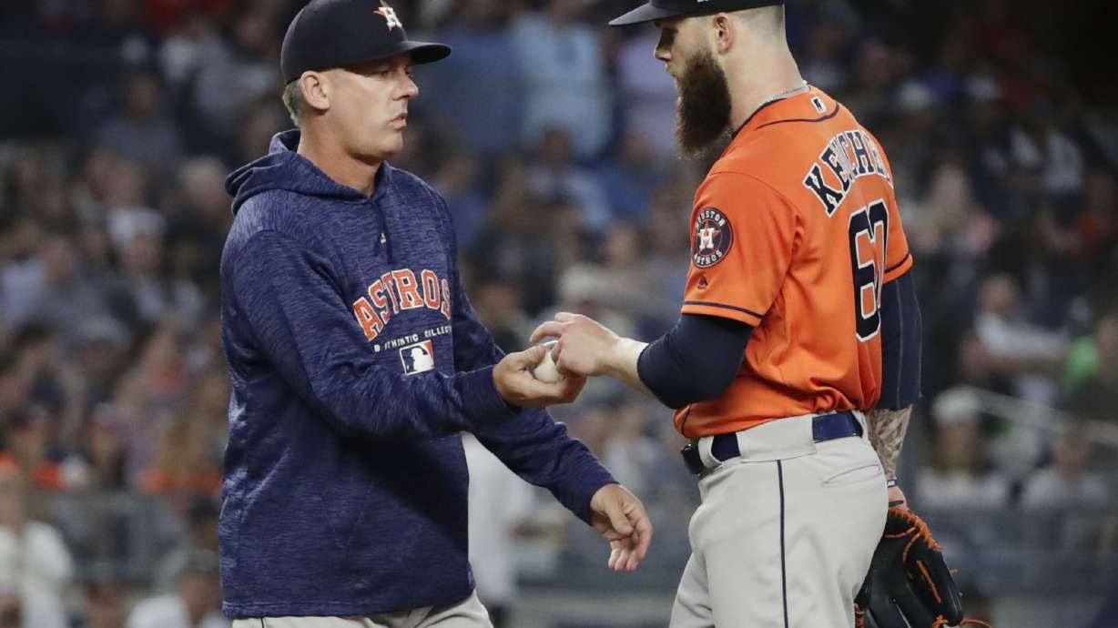 Severino overpowers Astros with 11 Ks as Yankees win 5-3