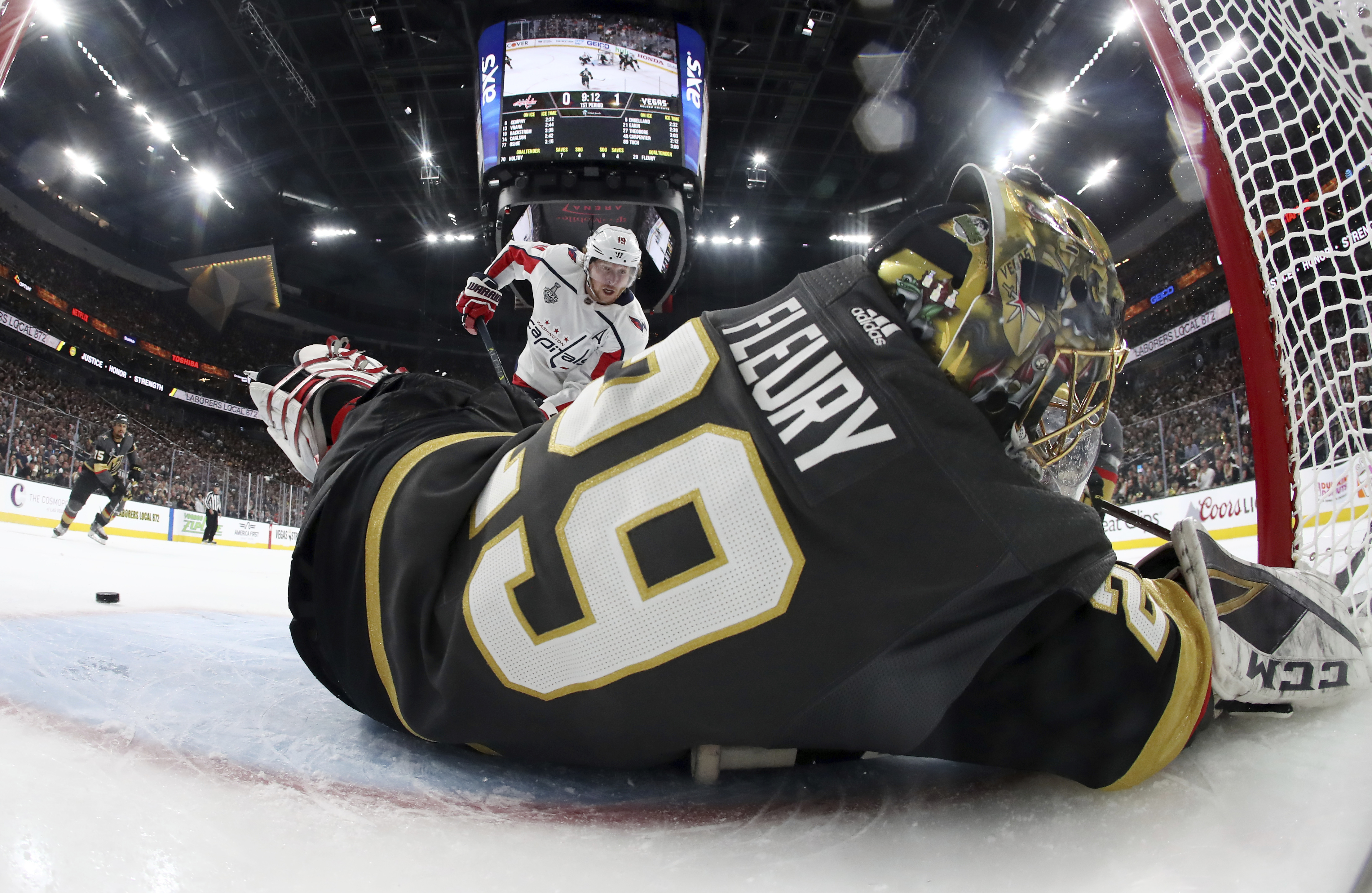 Knights outworked by Capitals in Game 2, take rare home loss