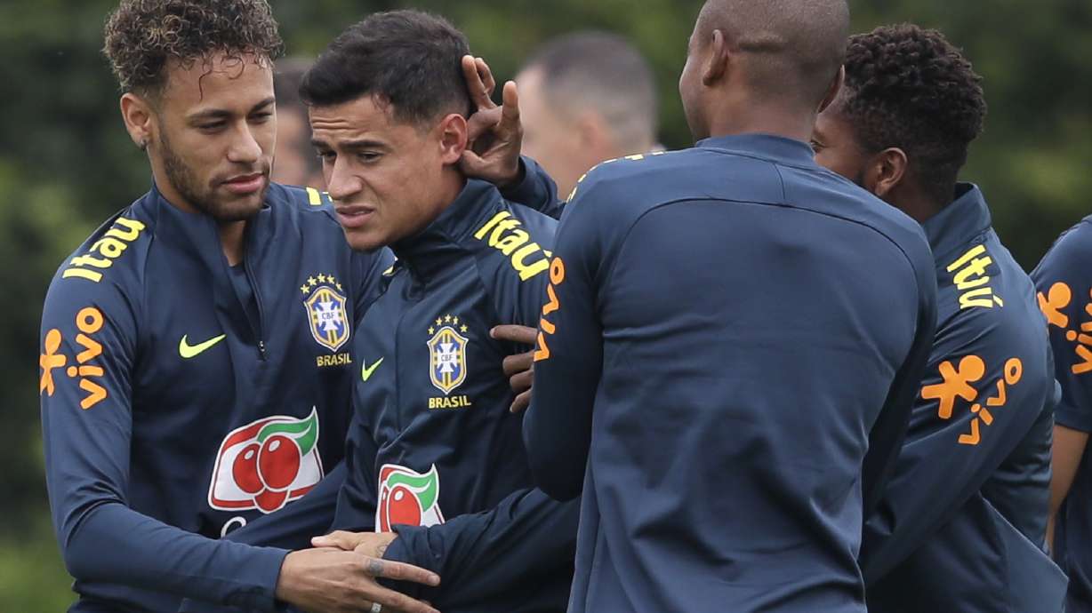 Neymar left out of main Brazil team at World Cup camp