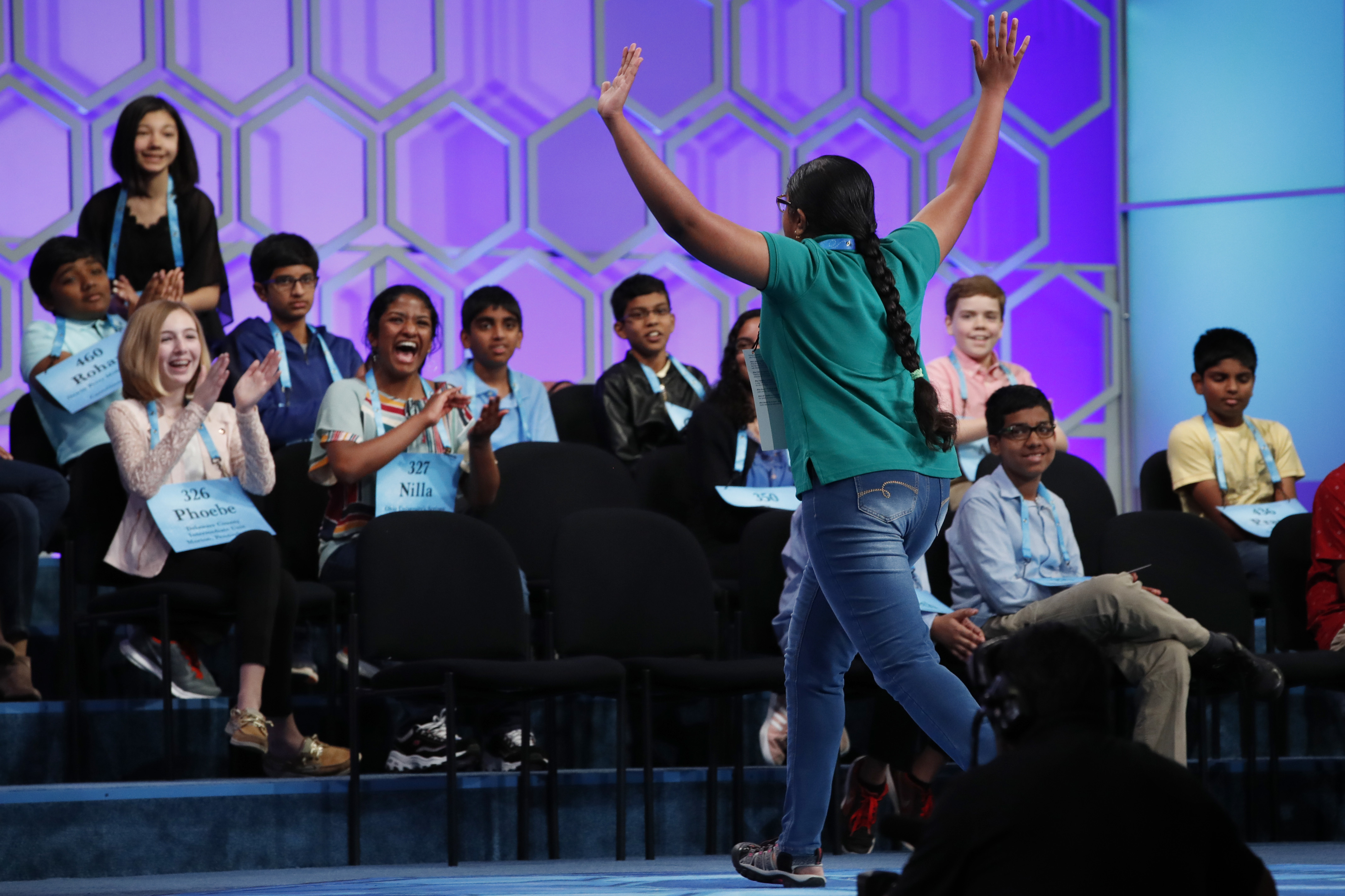 The Latest: 14-year-old Texan wins National Spelling Bee