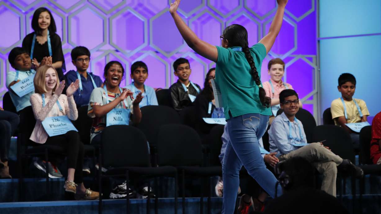 The Latest: 14-year-old Texan wins National Spelling Bee