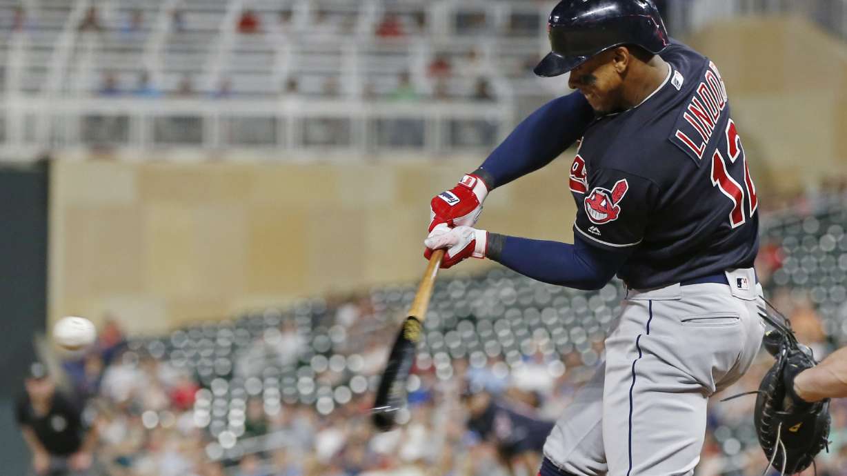 Lindor's pair of homers leads Indians past Twins 9-8