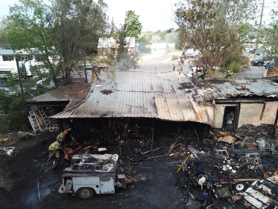 Drone picture taken by investigators. (Photo: Provo Police)