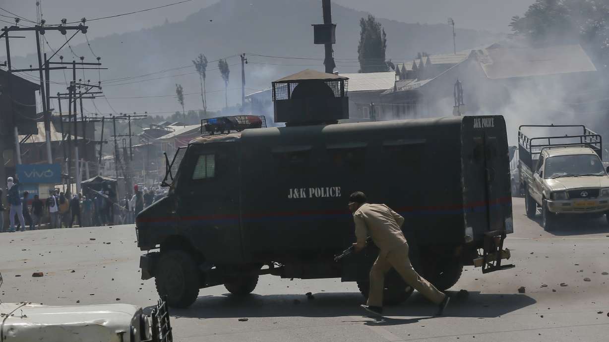 Police fire on funeral of Kashmir man killed by soldiers