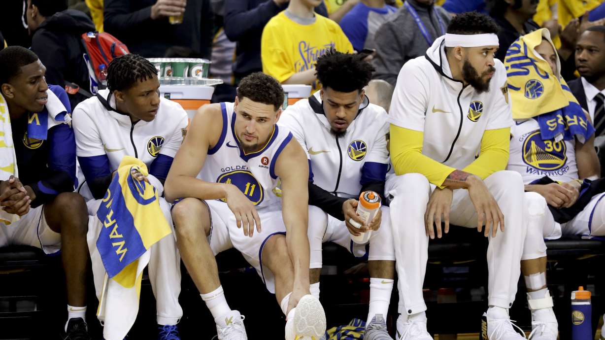 Klay Thompson expects to play Finals Game 2 with sore ankle