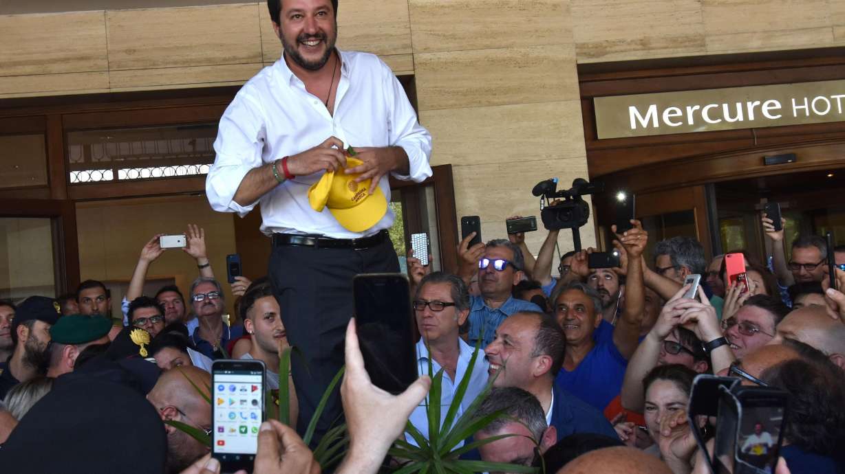 Populists campaign in Sicily after forming Italy government