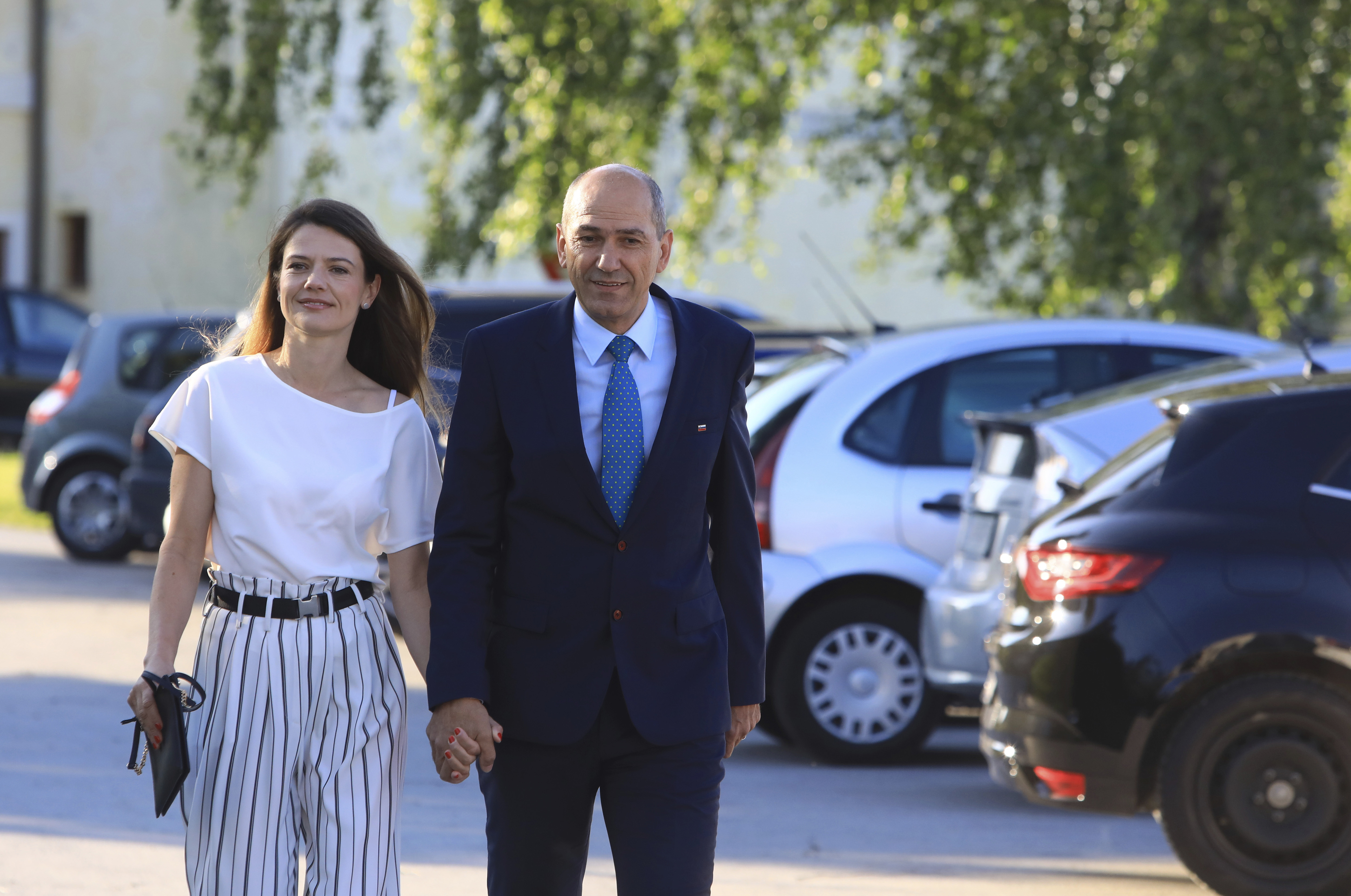The Latest: Right-wing party has big lead in Slovenia